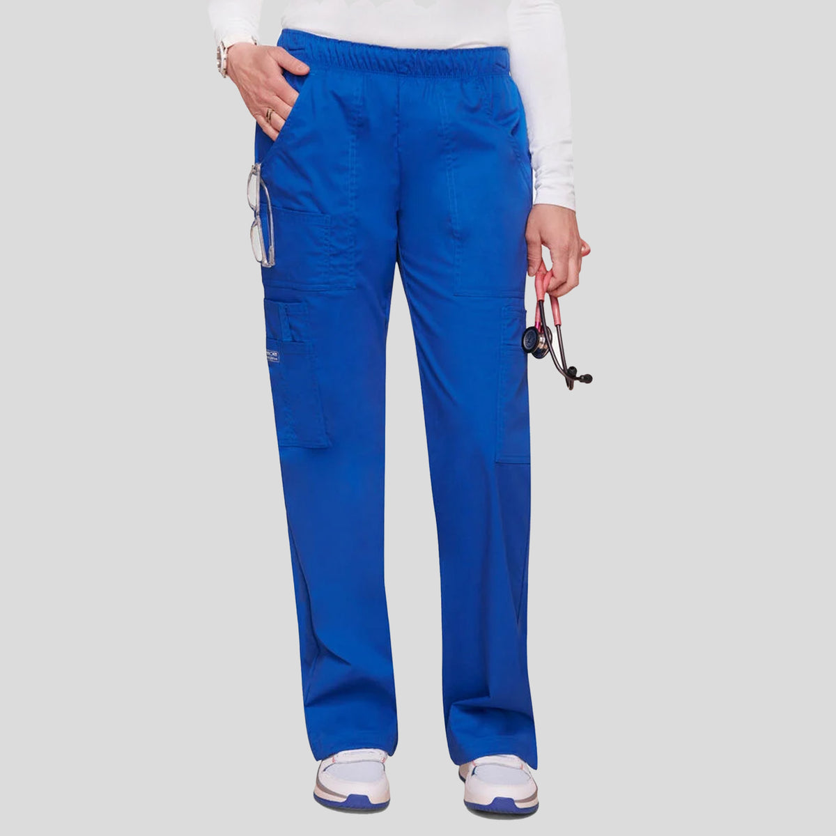 Elastic Waist Scrub Pant | Royal