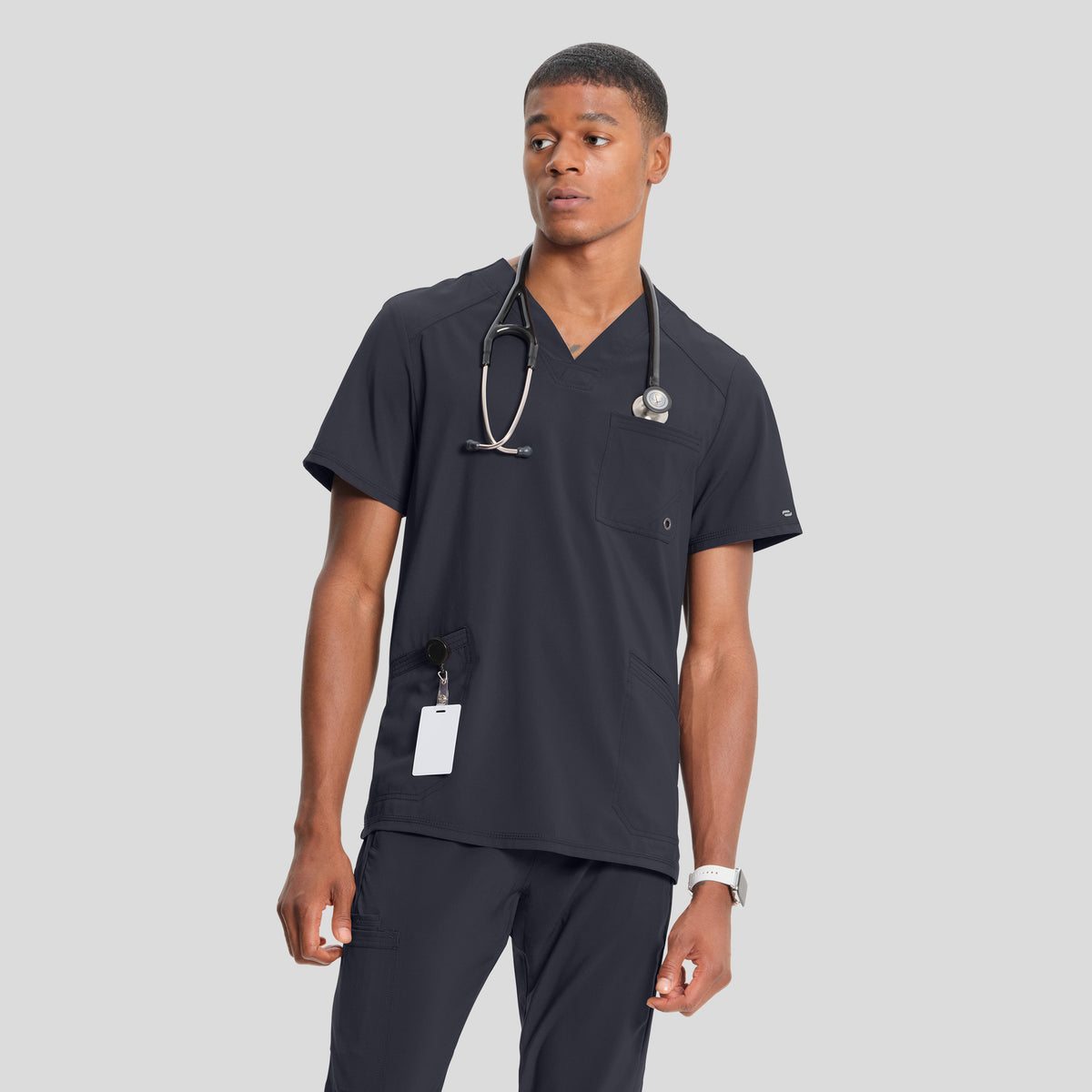 Men's V-Neck | Pewter