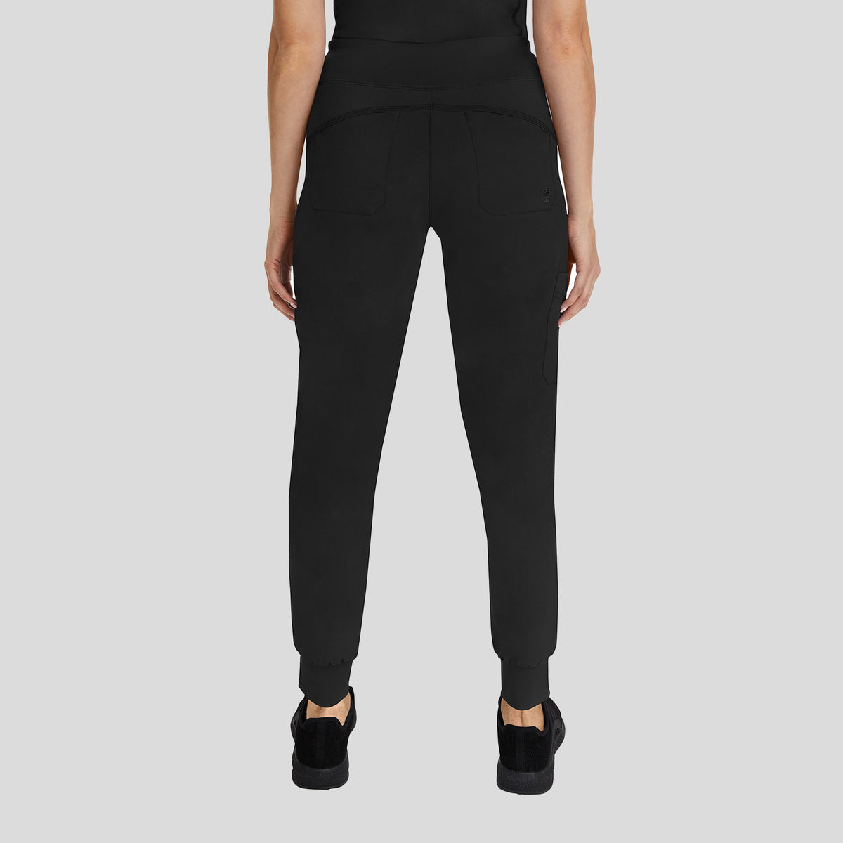 Tara Yoga Jogger Scrub Pant | Black