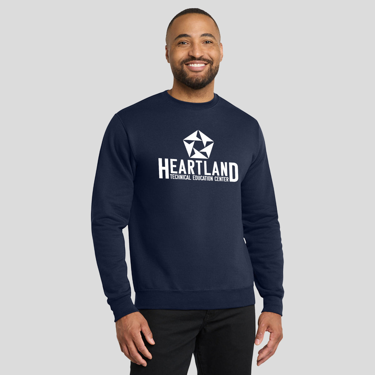 Faculty Heartland Core Fleece Crewneck Sweatshirt | Navy