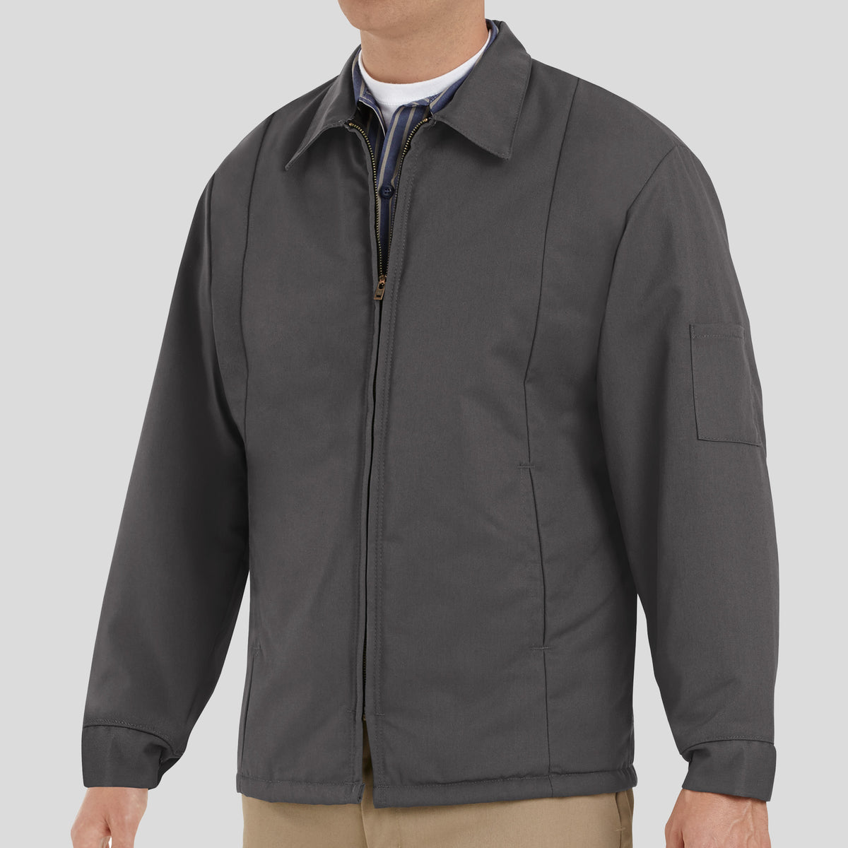 Perma-Lined Panel Jacket | Charcoal