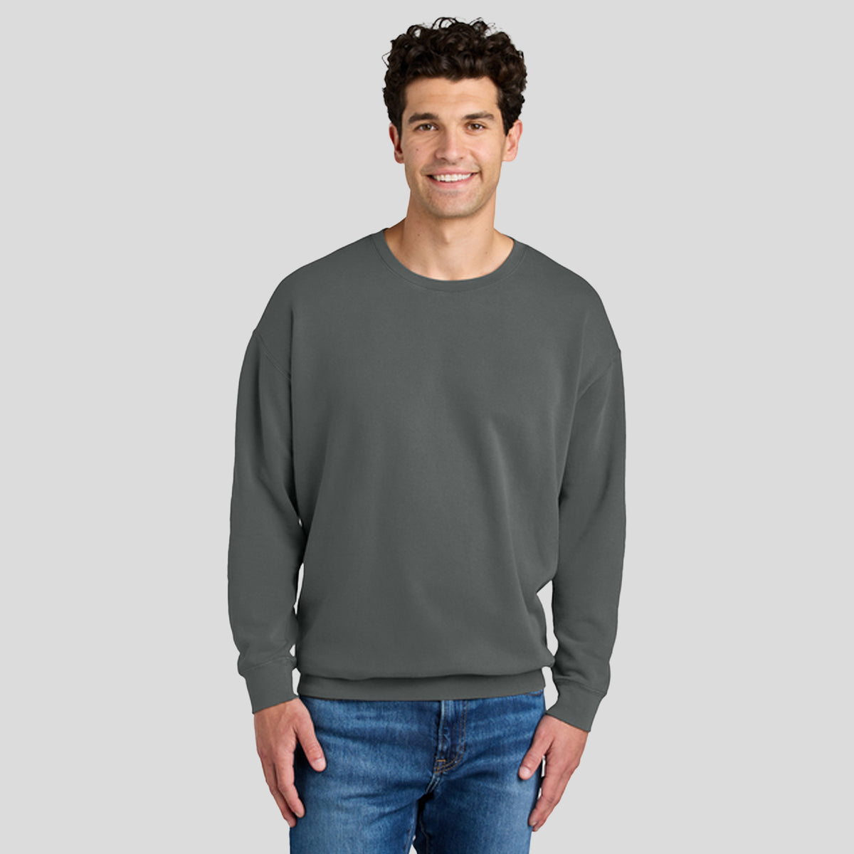 Lightweight Crewneck Sweatshirt | Pepper