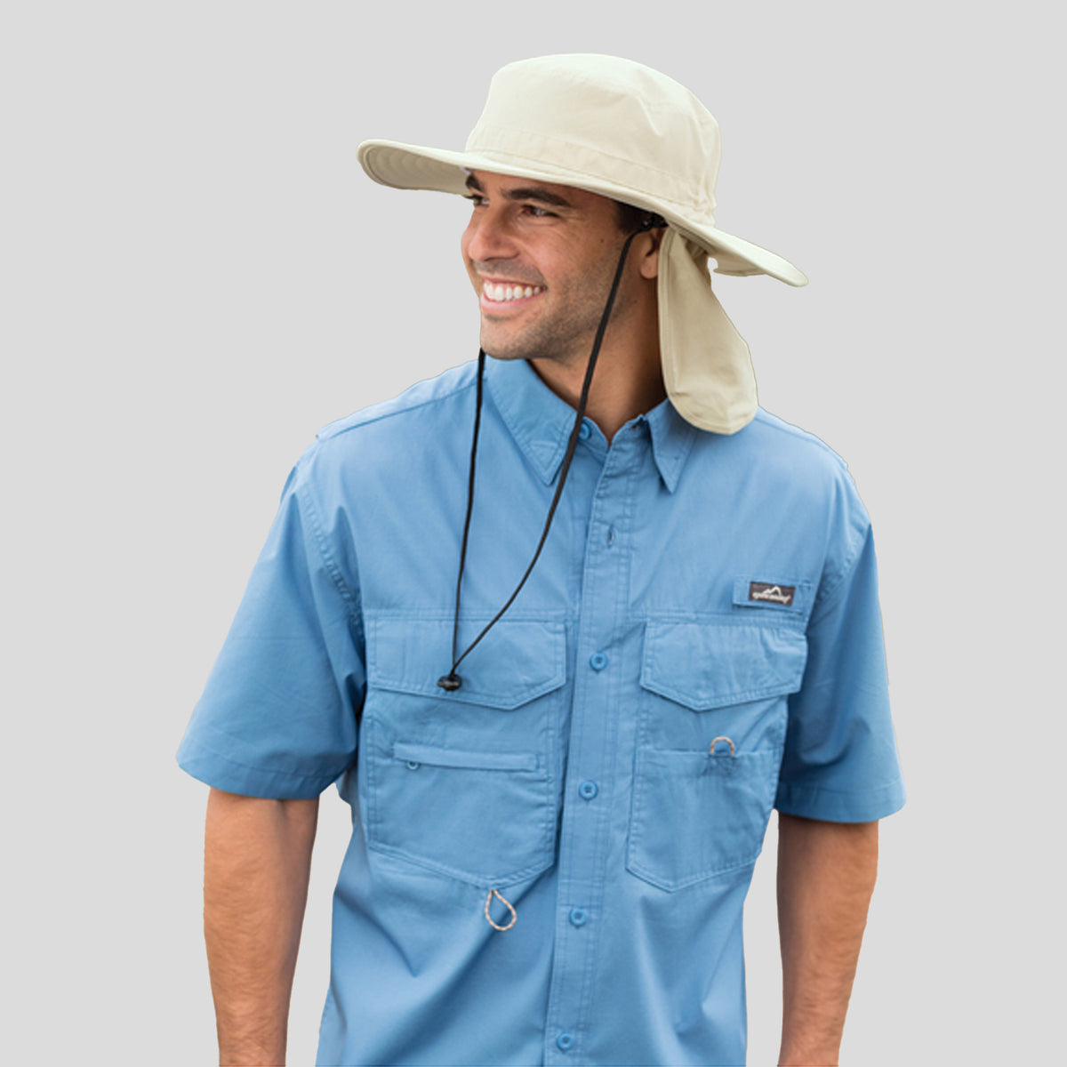 Outdoor Wide-Brim Hat | Coffee Cream
