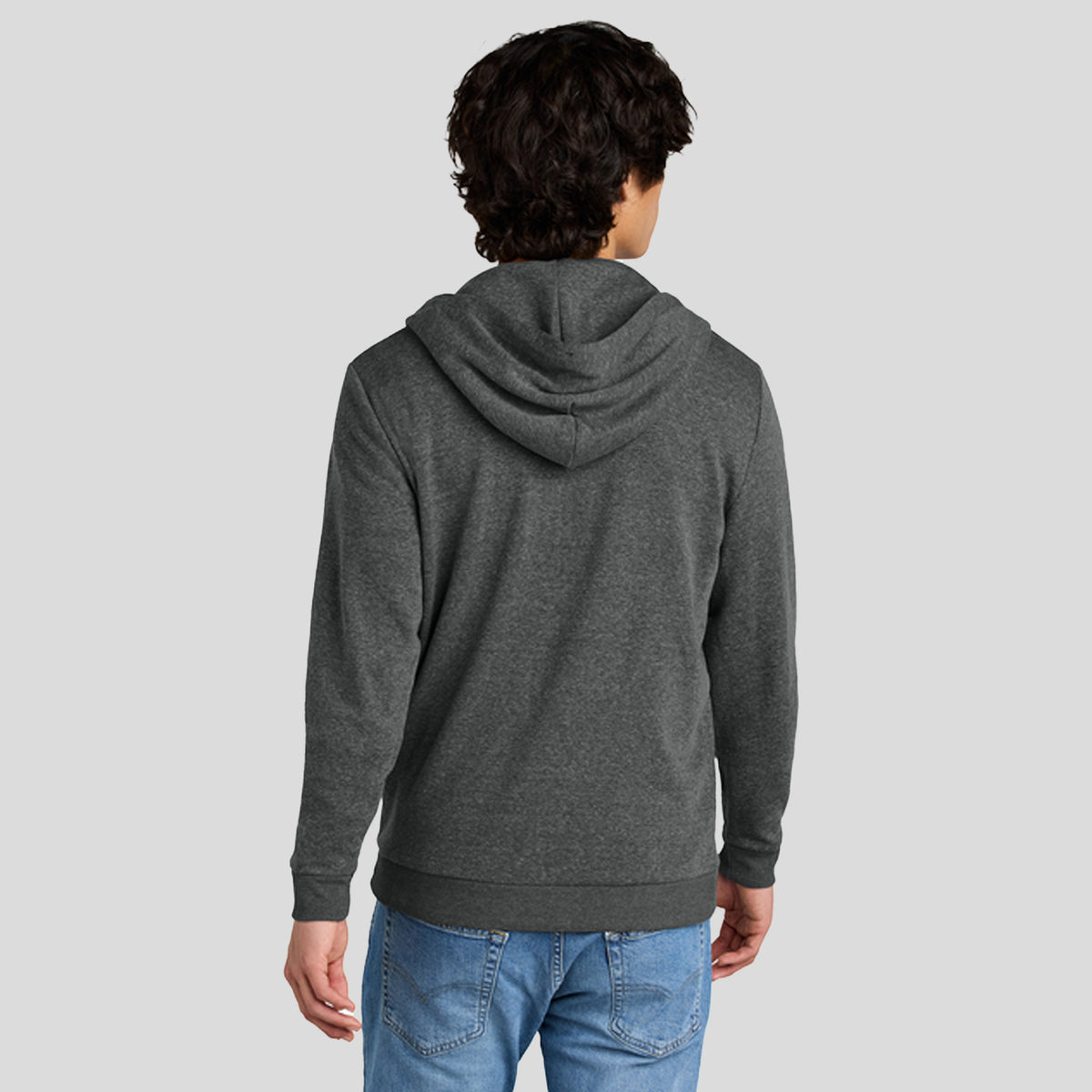 Perfect Triยฎ Fleece Full-Zip Hoodie | Heathered Charcoal