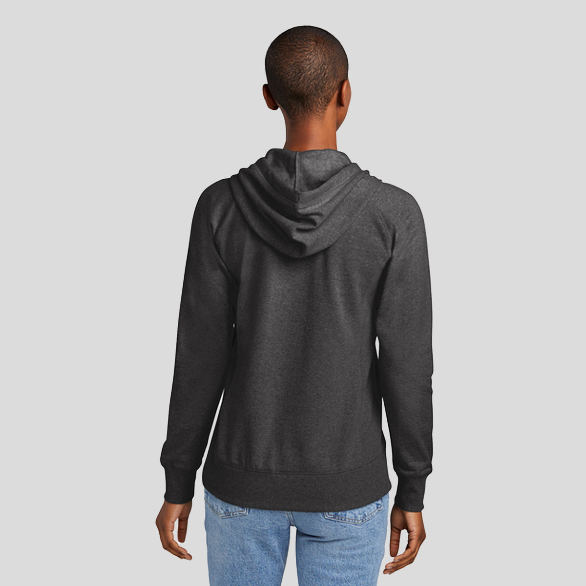 Womenโs Re-Fleeceโข Hoodie | Charcoal Heather