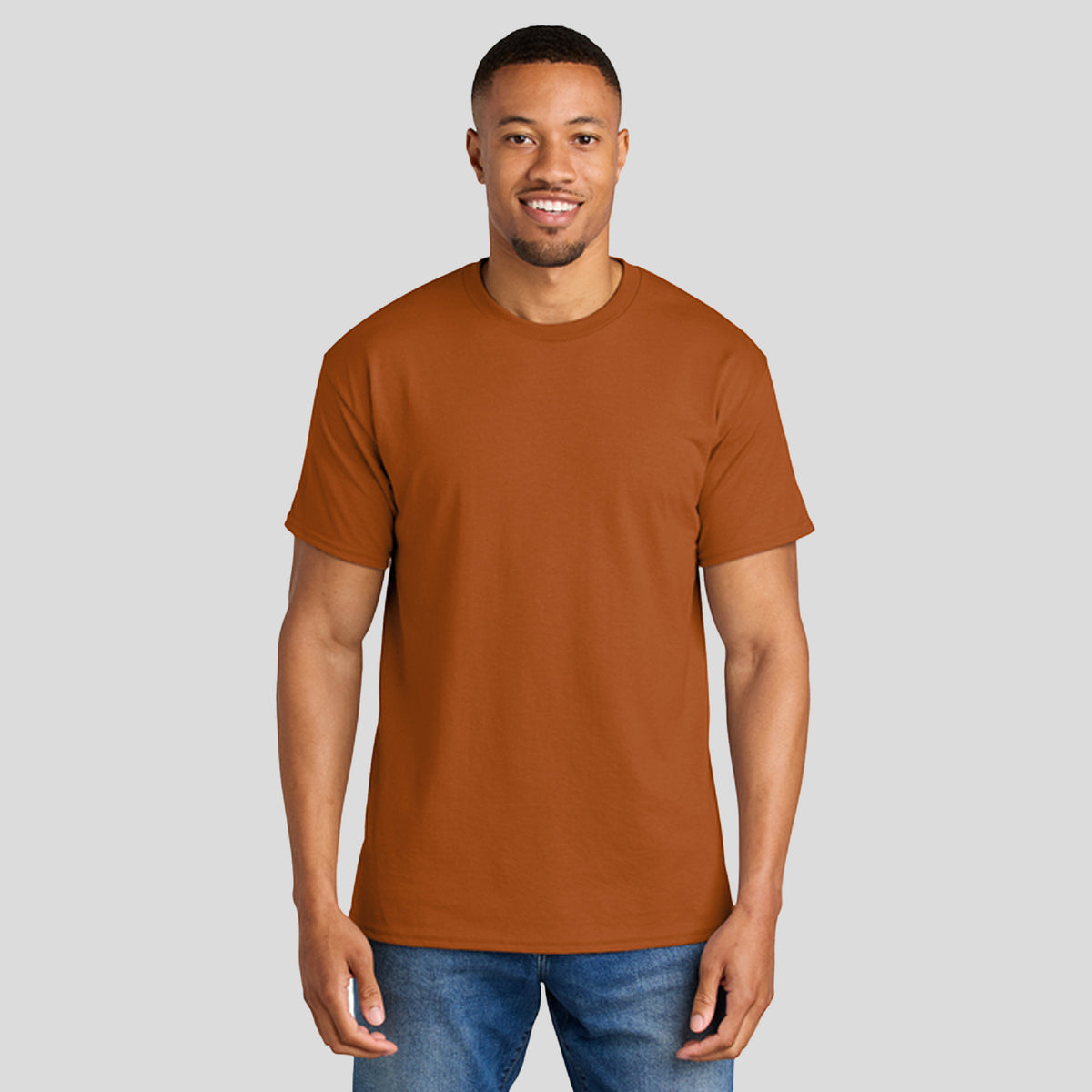 Gildanยฎ DryBlendยฎ 50 Cotton/50 Poly T-Shirt | Texas Orange