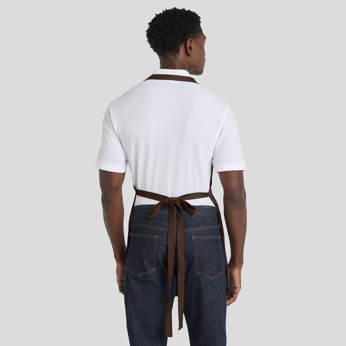 Full-Length Apron with Pockets | Coffee Bean