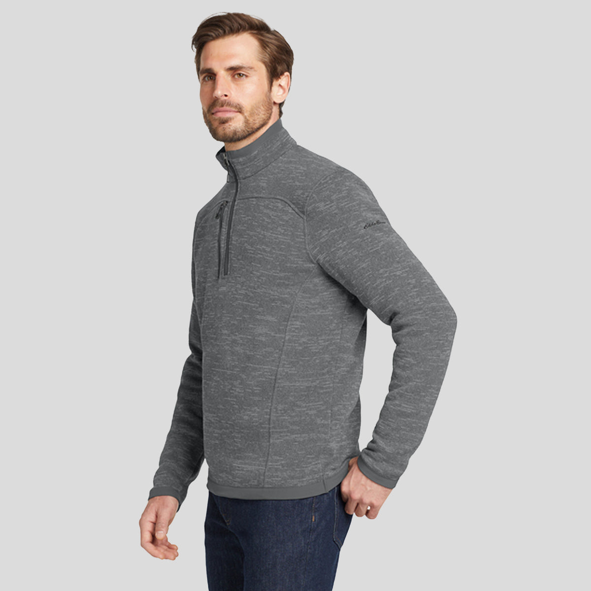Sweater Fleece 1/4-Zip | Dark Grey Heather