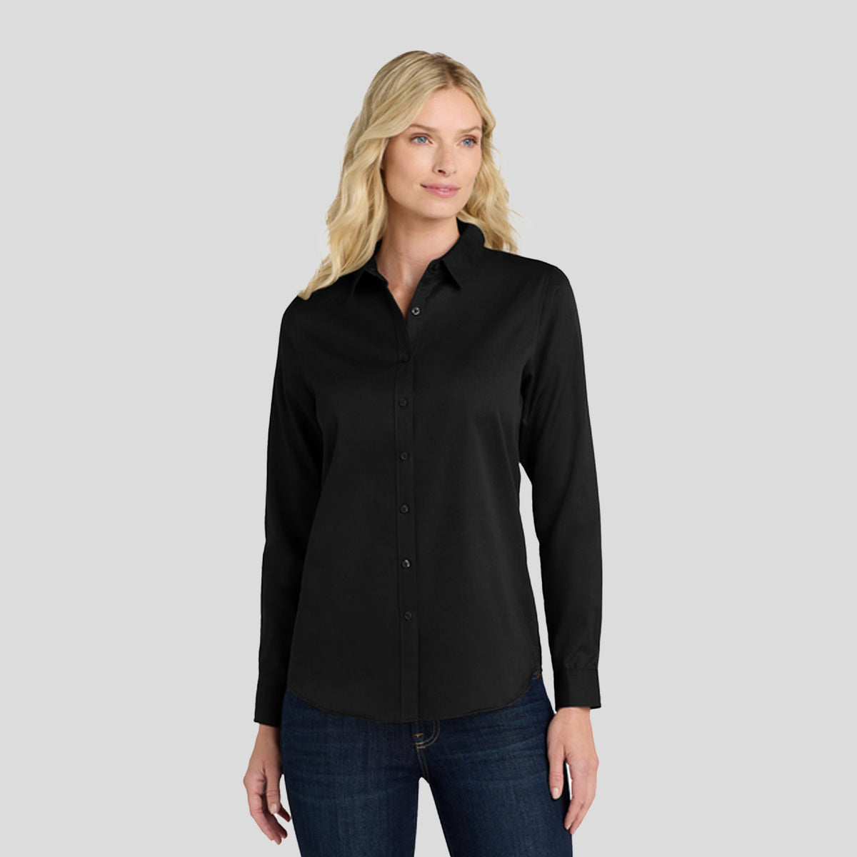 Women's Long Sleeve SuperPro React β’ | Deep Black