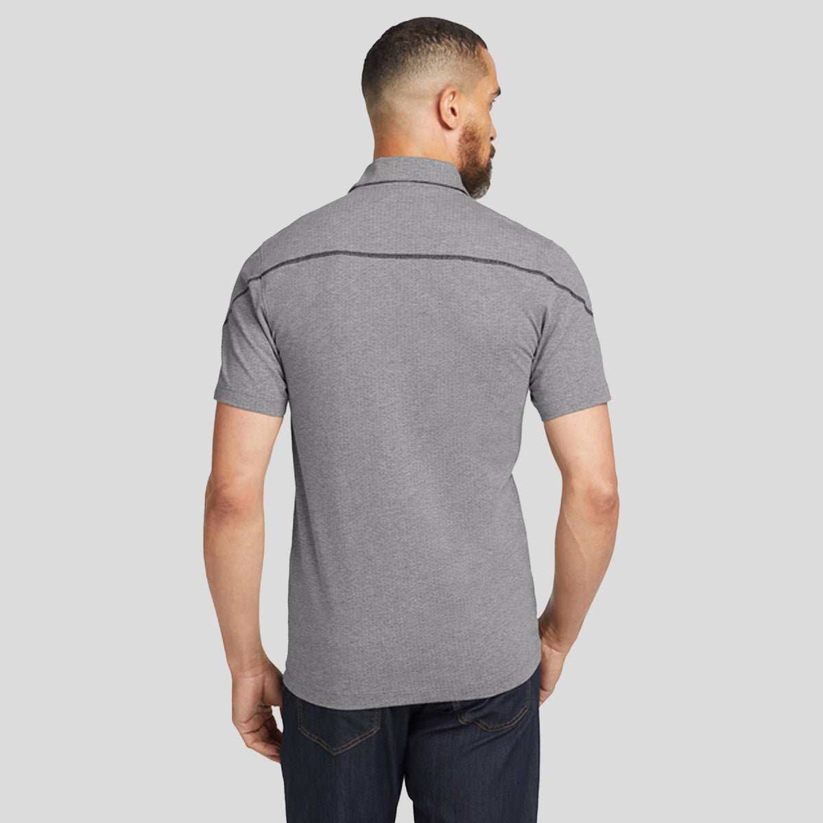 Tread Polo | Grey Heather