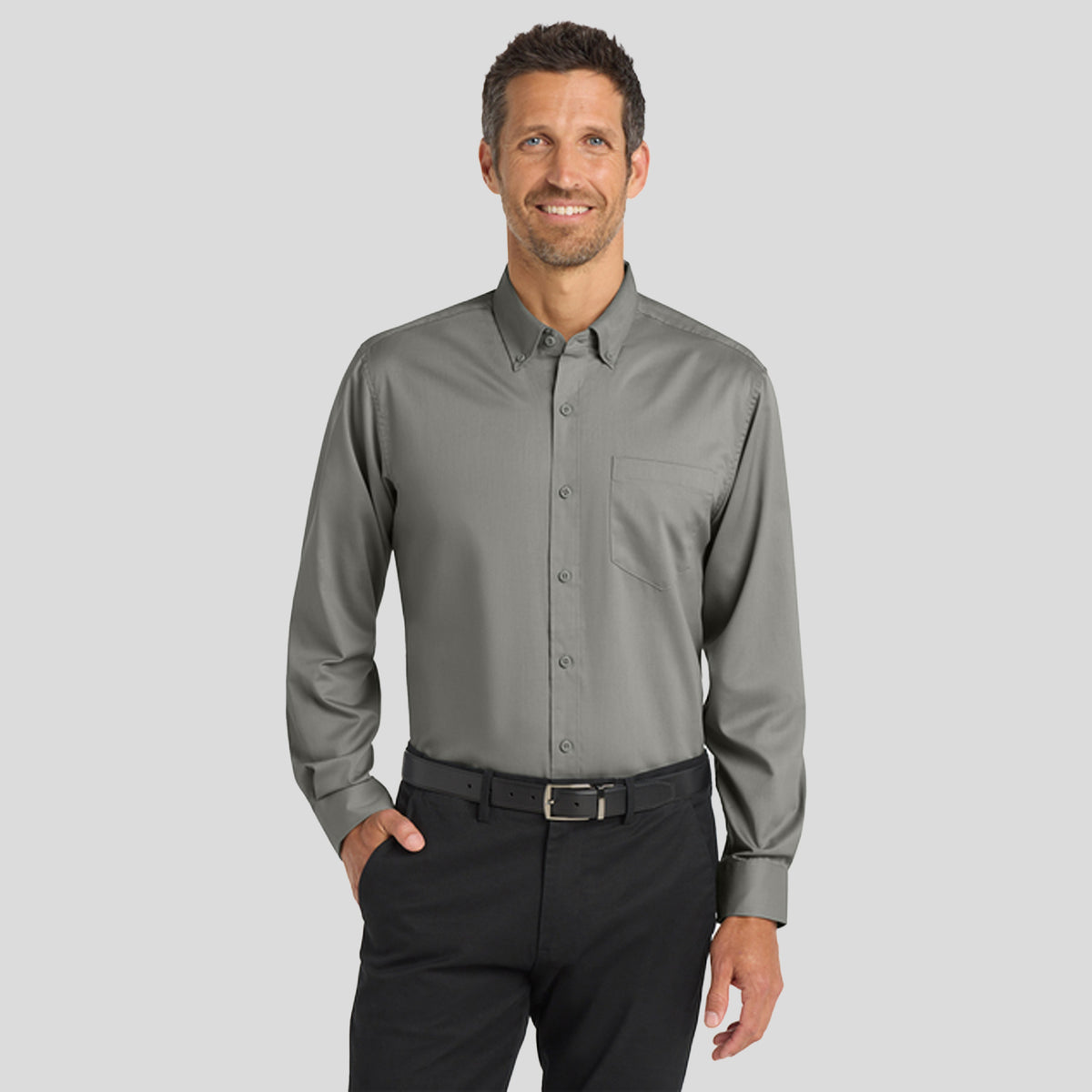 SuperProβ’ Twill Shirt | Monument Grey