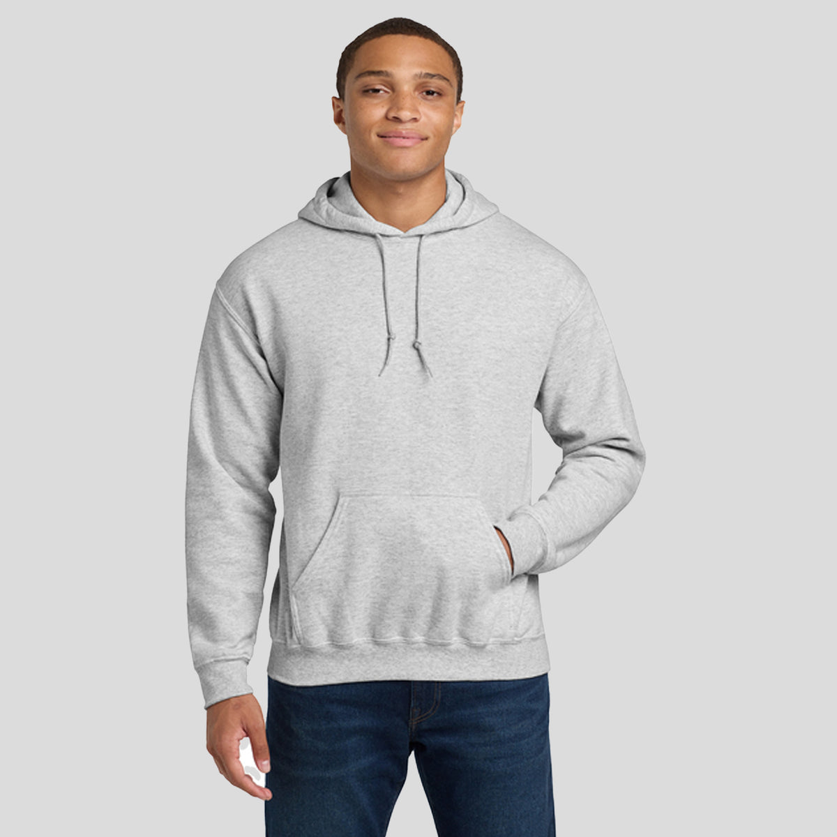 Heavy Blendโข Hooded Sweatshirt | Ash