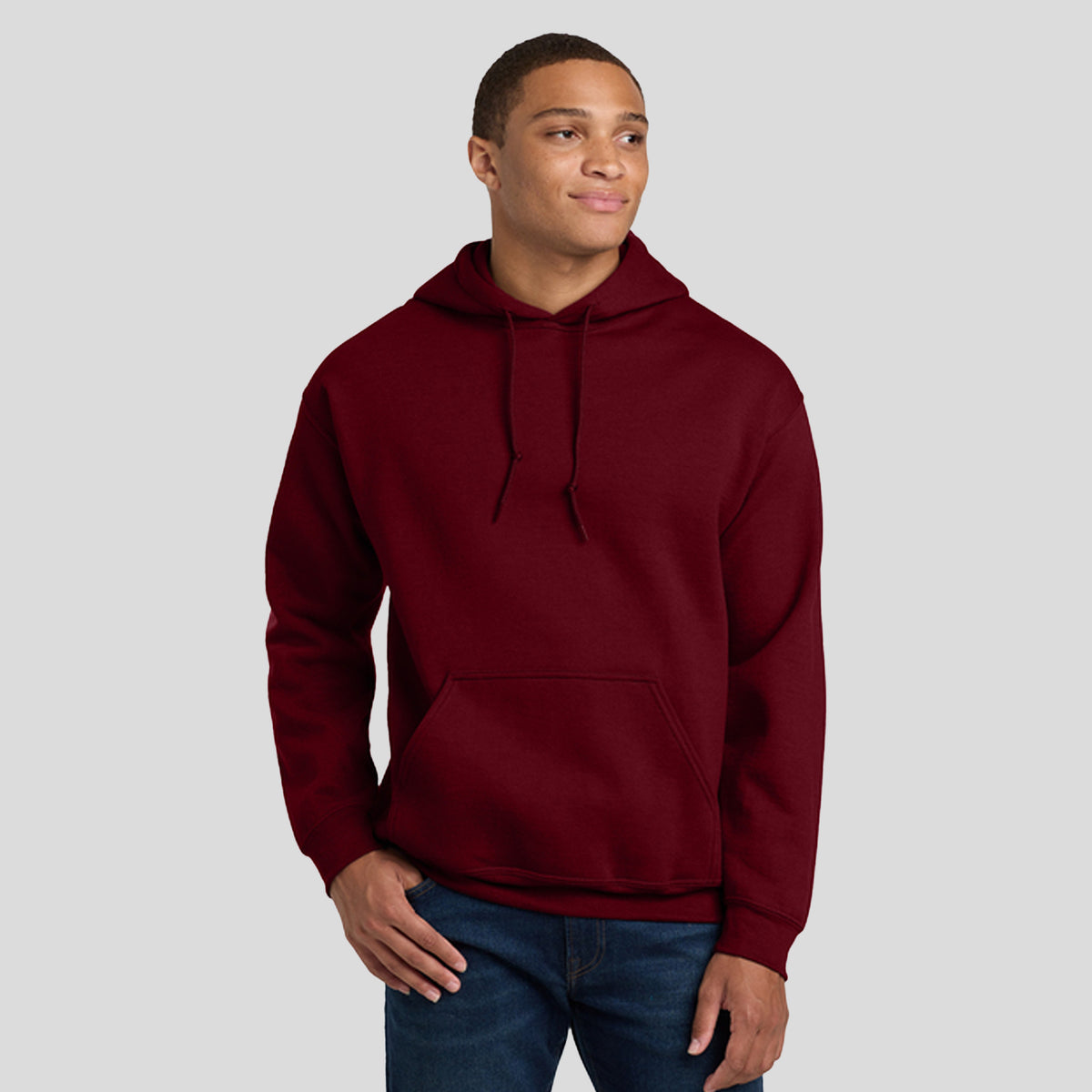 Heavy Blendโข Hooded Sweatshirt | Garnet