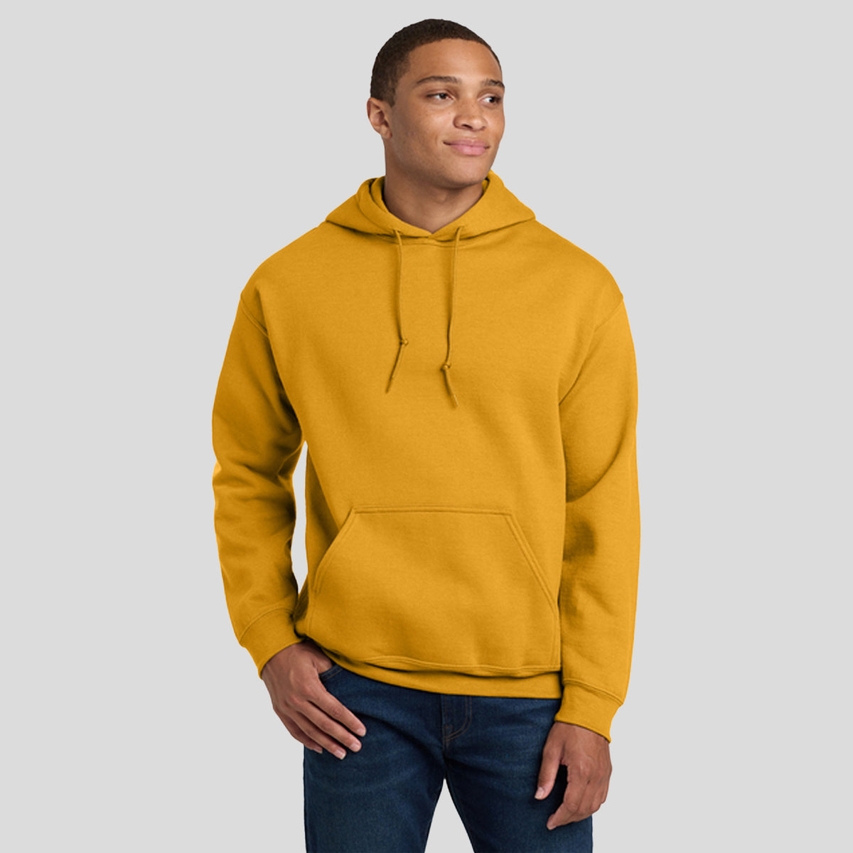 Heavy Blendโข Hooded Sweatshirt | Gold