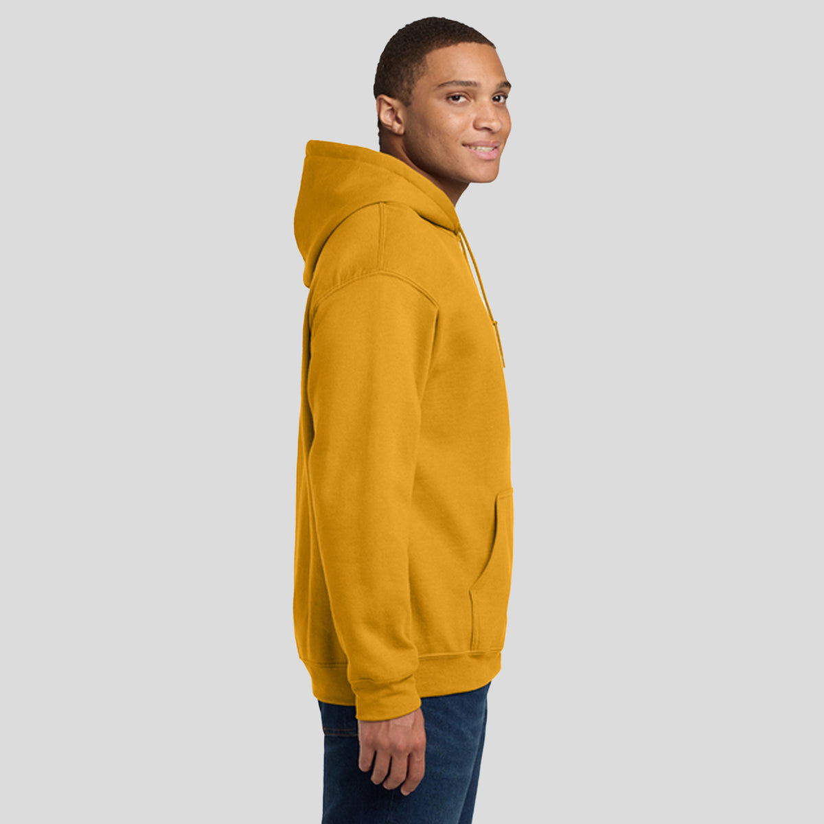 Heavy Blendโข Hooded Sweatshirt | Gold