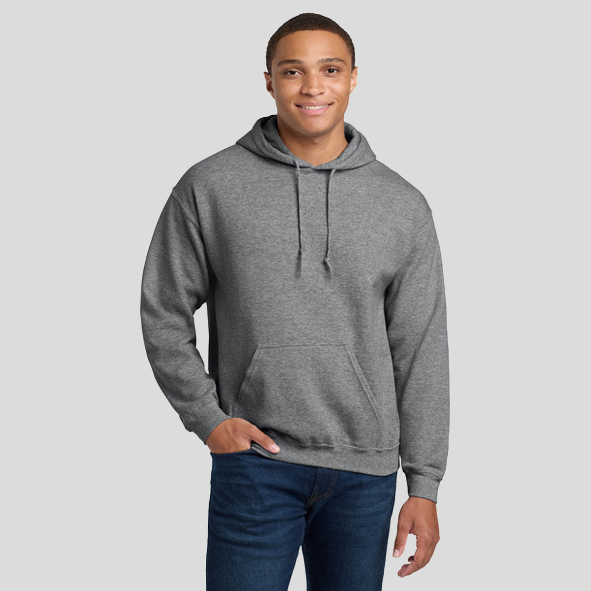 Heavy Blendโข Hooded Sweatshirt | Graphite Heather