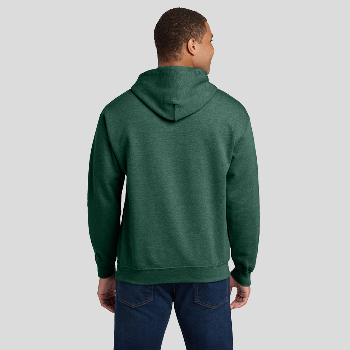 Heavy Blendโข Hooded Sweatshirt | Heather Dark Green