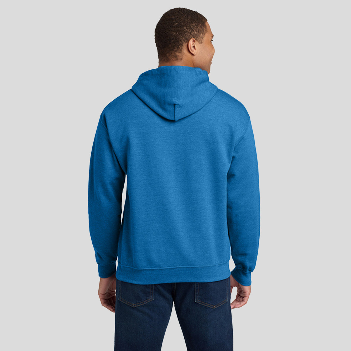 Heavy Blendโข Hooded Sweatshirt | Heather Deep Royal