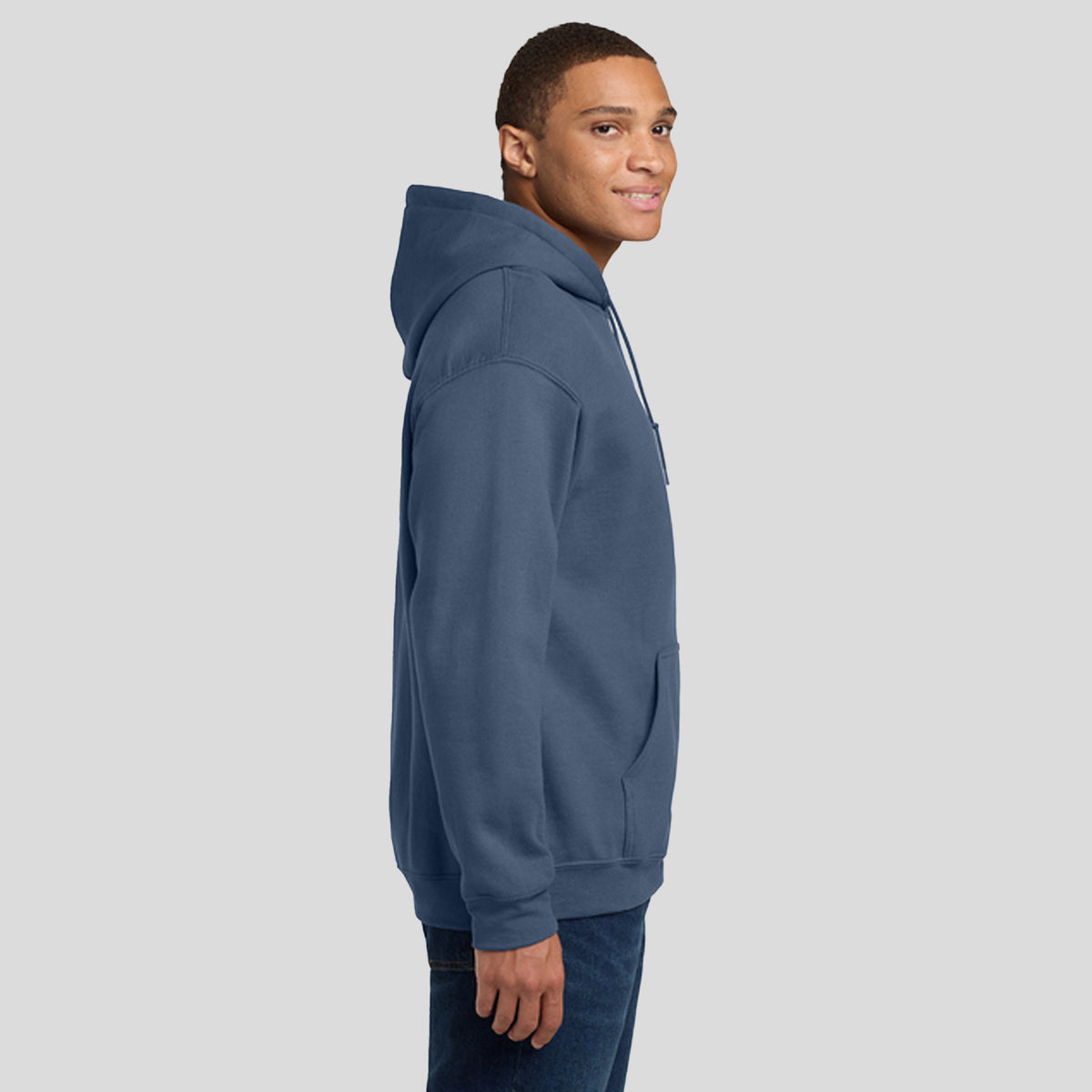 Heavy Blendโข Hooded Sweatshirt | Indigo Blue