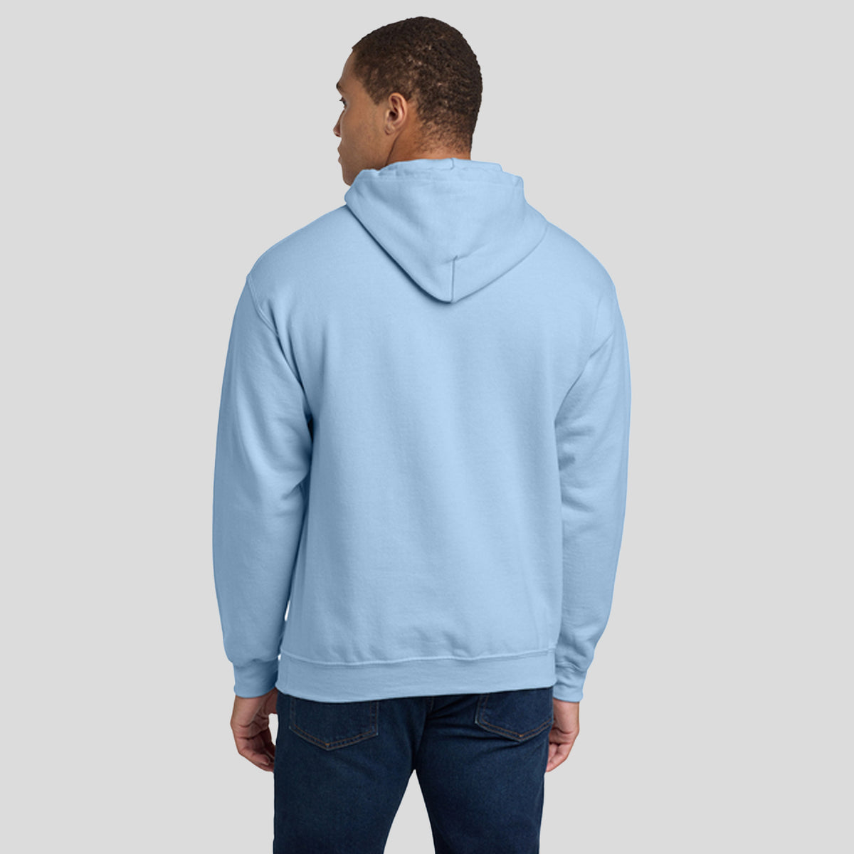 Heavy Blendโข Hooded Sweatshirt | Light Blue
