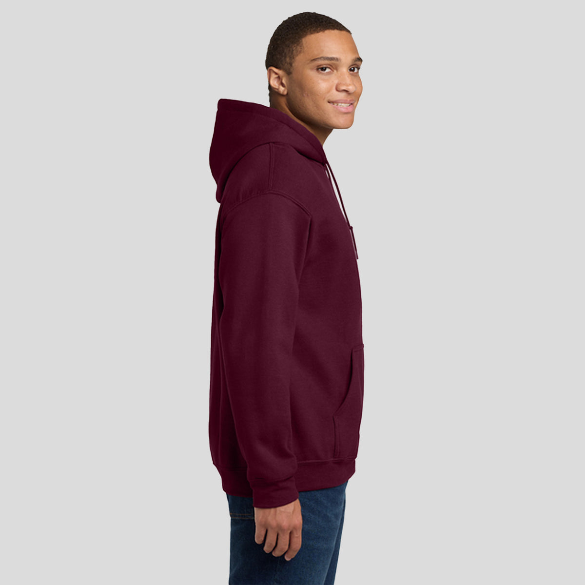 Heavy Blendโข Hooded Sweatshirt | Maroon