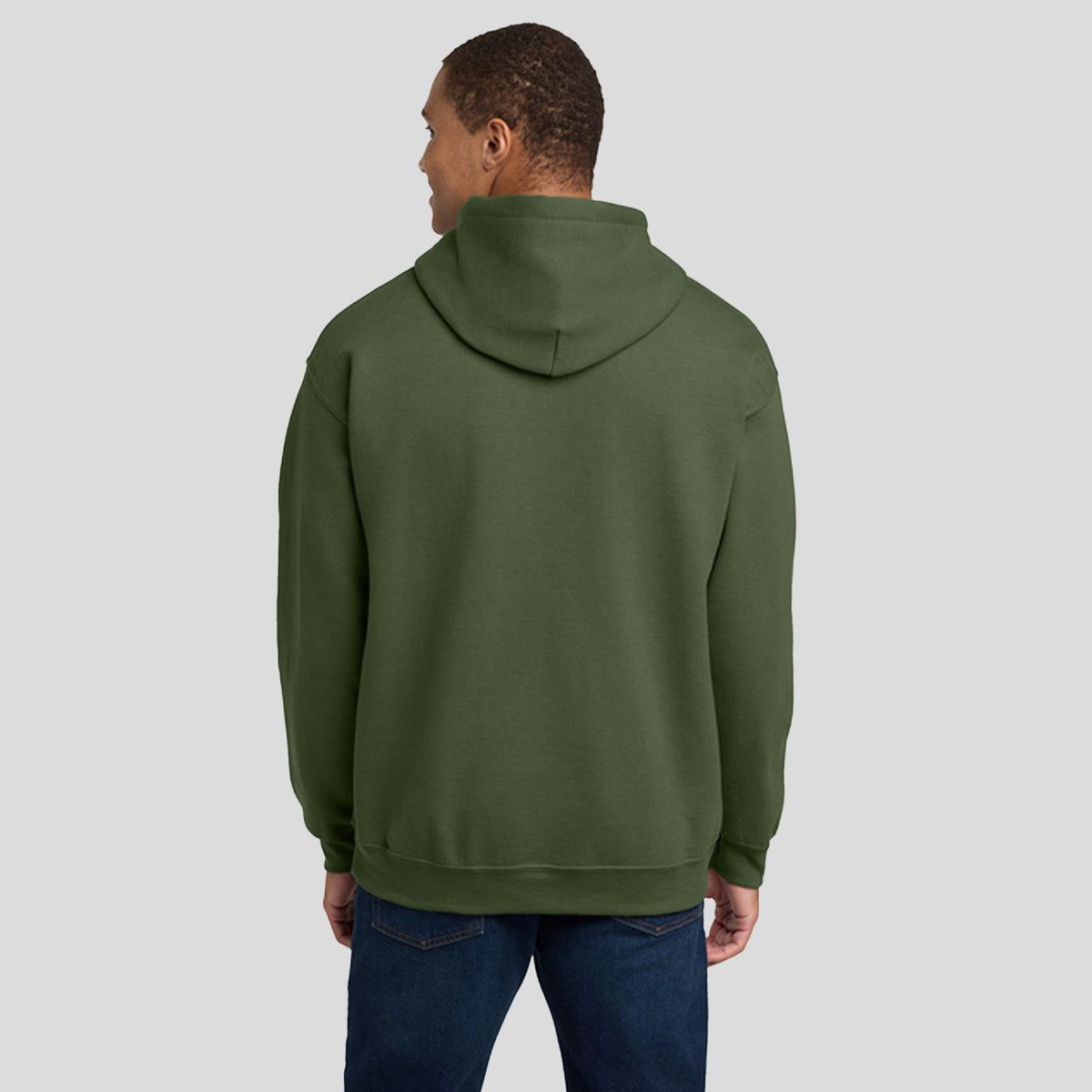 Heavy Blendโข Hooded Sweatshirt | Military Green