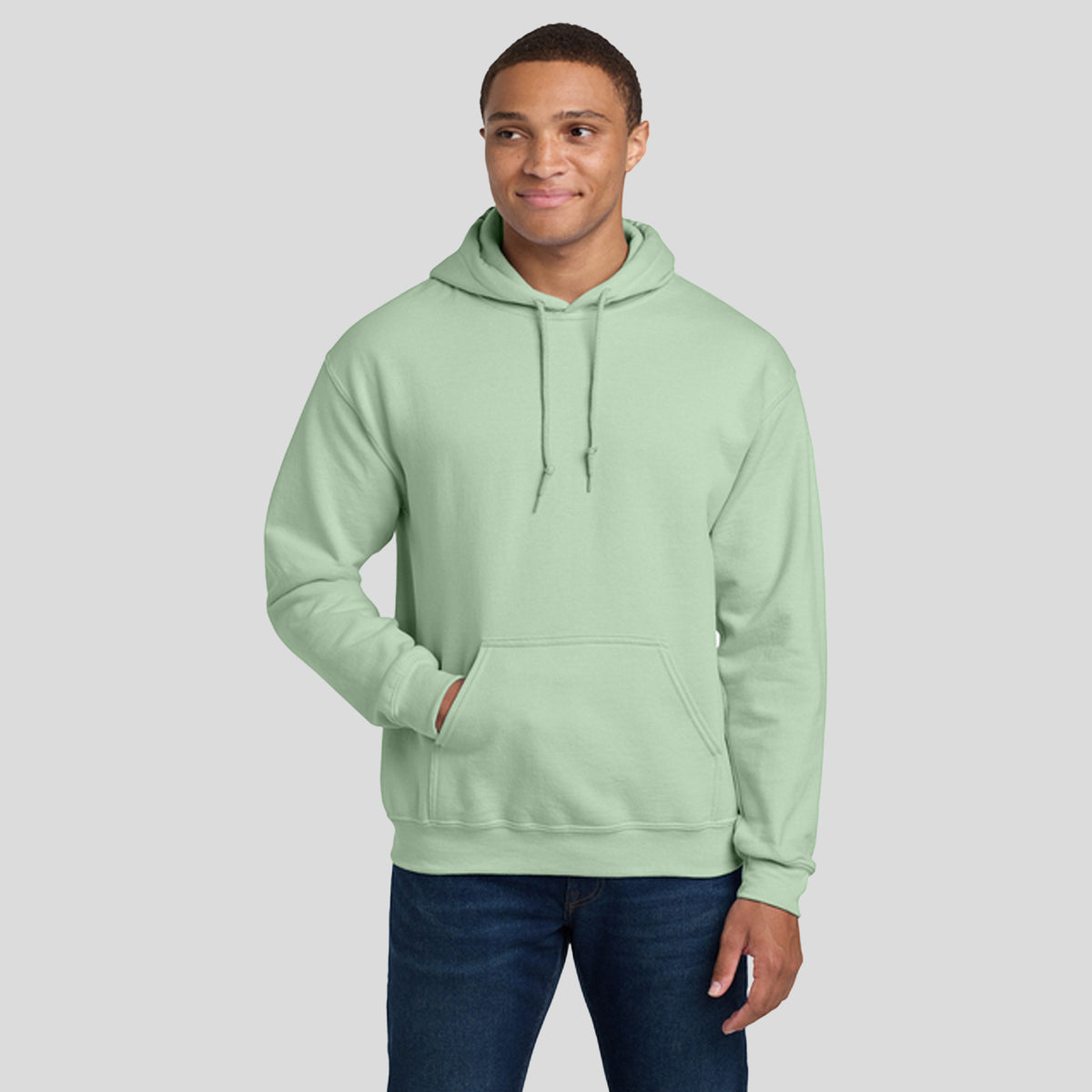Heavy Blendโข Hooded Sweatshirt | Mint Green