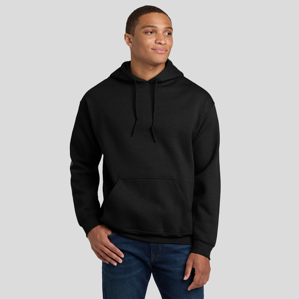 Heavy Blendโข Hooded Sweatshirt | Black