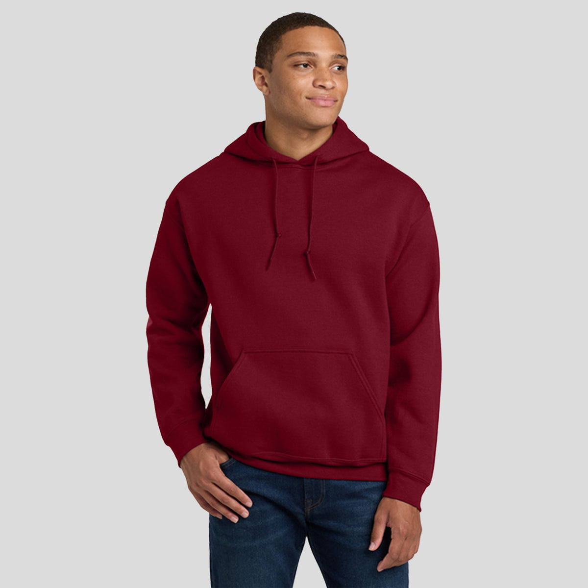 Heavy Blendโข Hooded Sweatshirt | Cardinal Red
