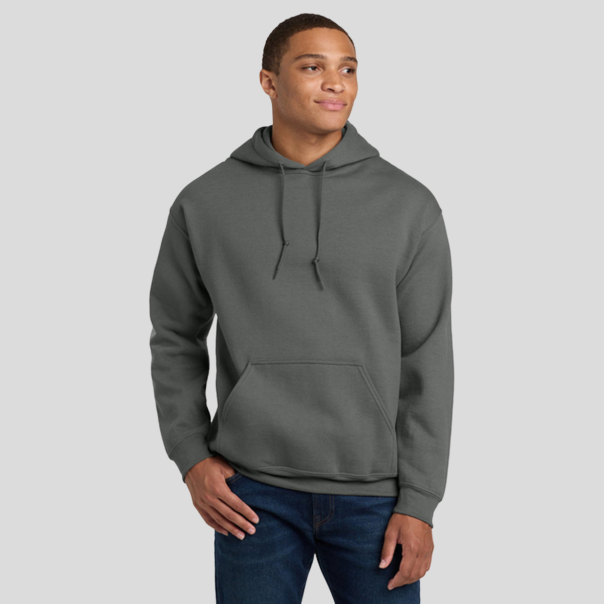 Heavy Blendโข Hooded Sweatshirt | Charcoal