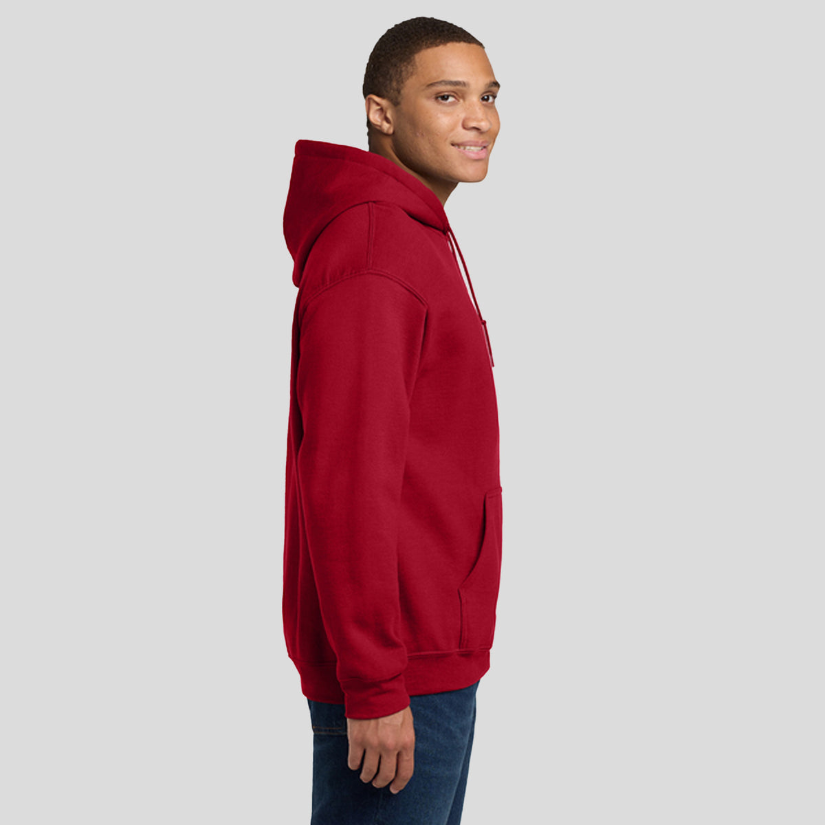 Heavy Blendโข Hooded Sweatshirt | Cherry Red
