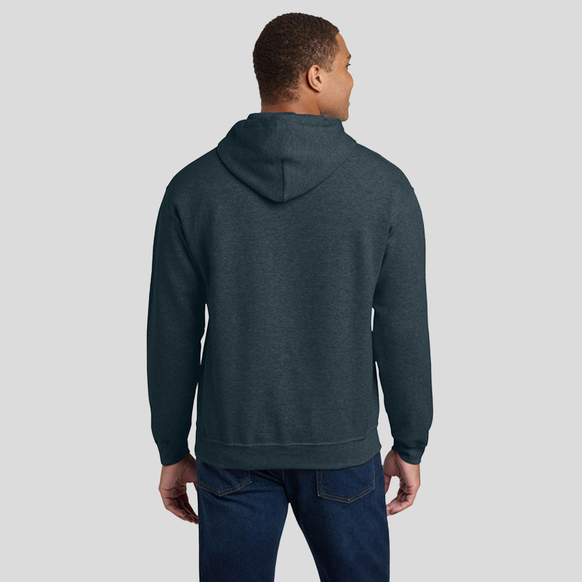 Heavy Blendโข Hooded Sweatshirt | Dark Heather
