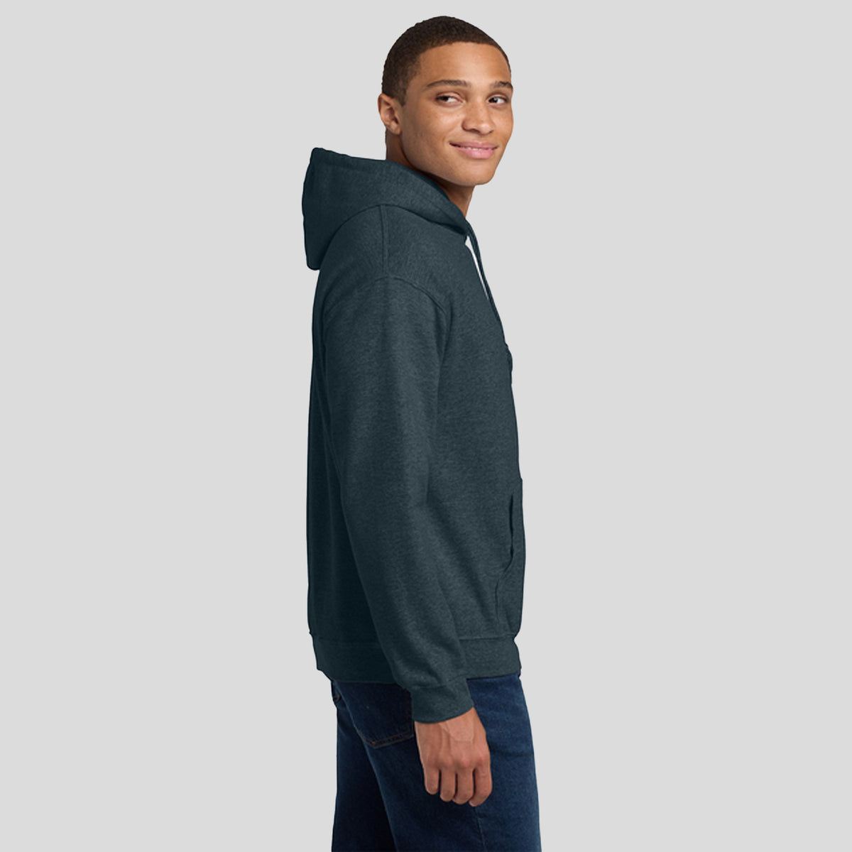 Heavy Blendโข Hooded Sweatshirt | Dark Heather