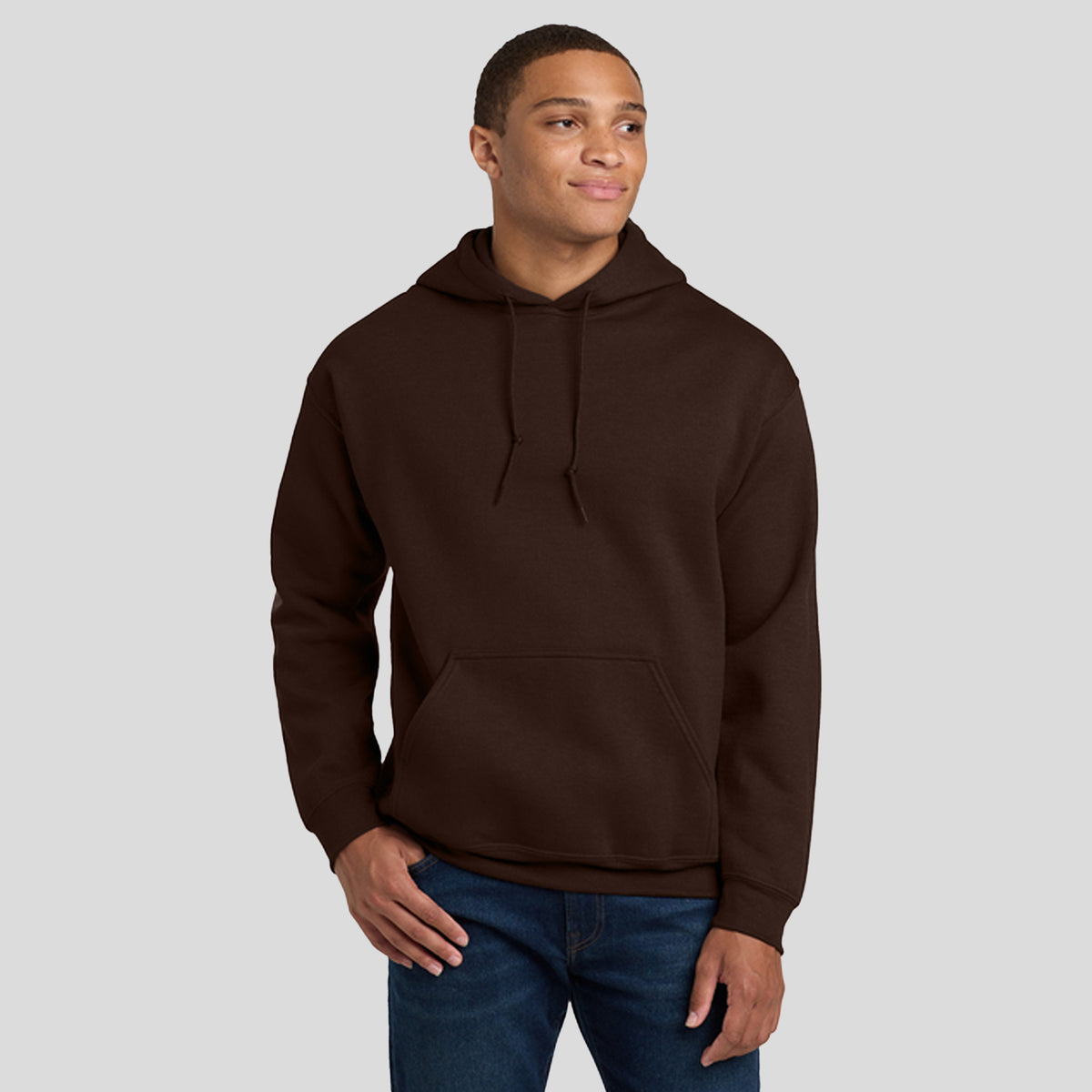 Heavy Blendโข Hooded Sweatshirt | Dark Chocolate