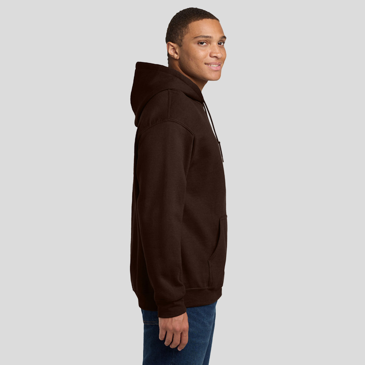 Heavy Blendโข Hooded Sweatshirt | Dark Chocolate