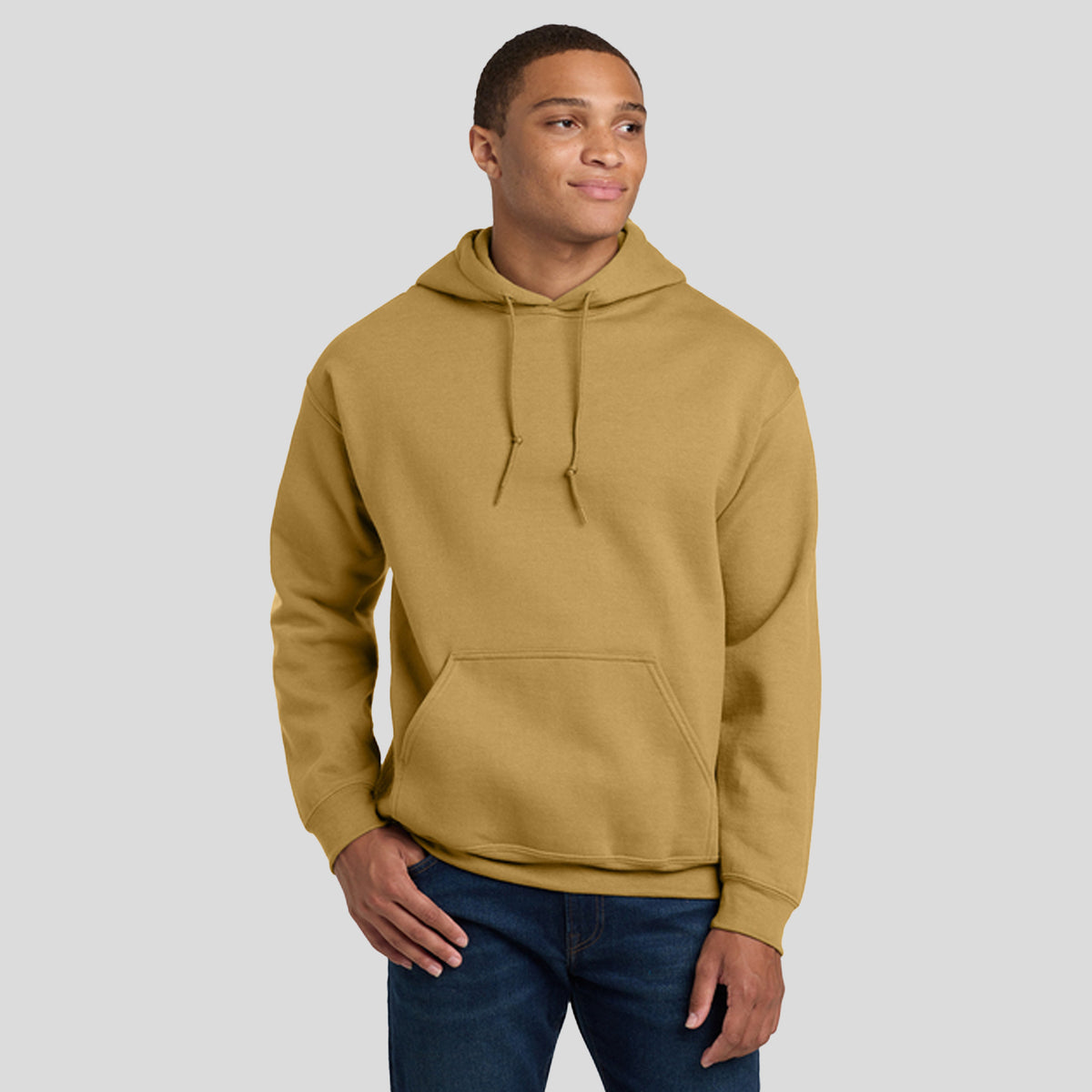 Heavy Blendโข Hooded Sweatshirt | Old Gold