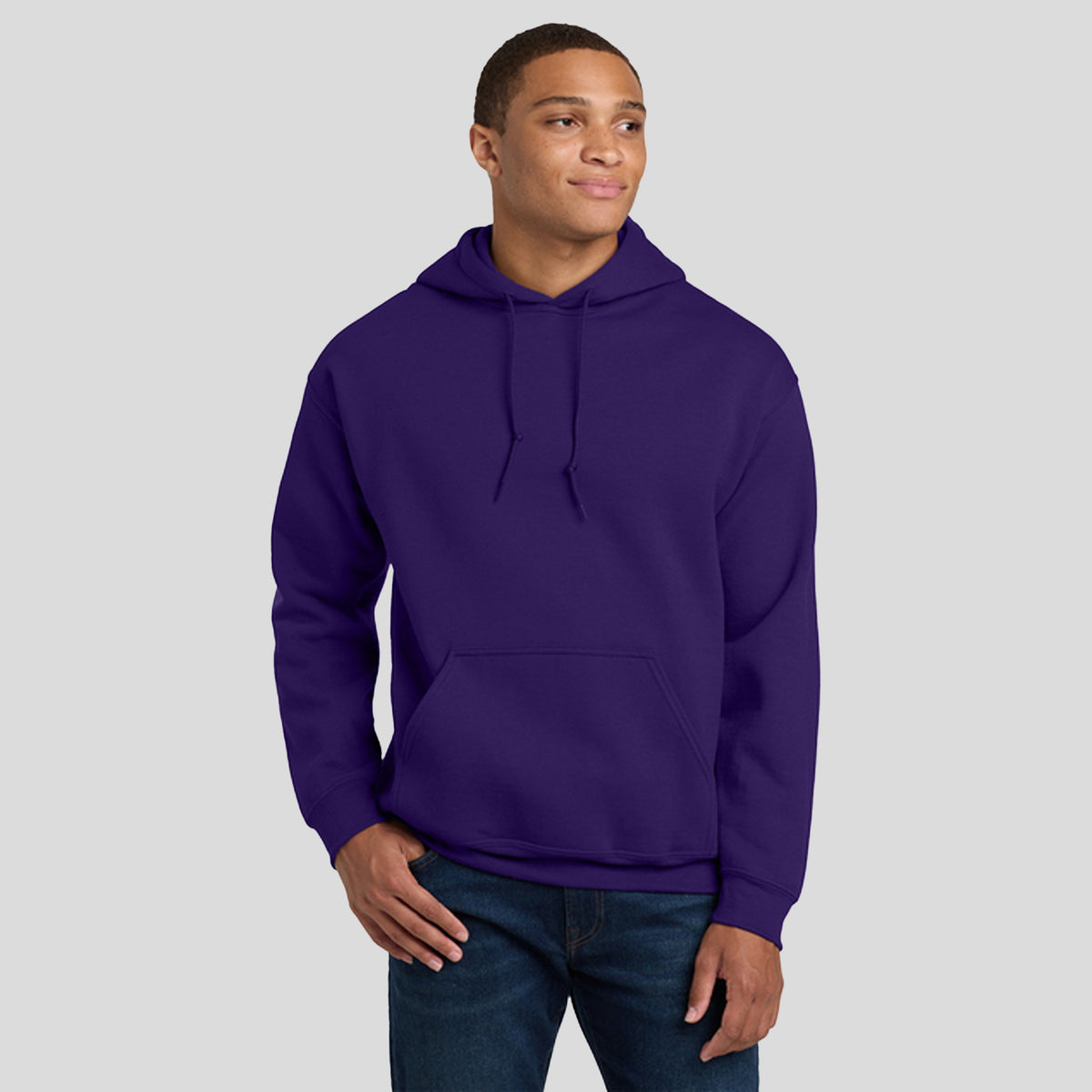 Heavy Blendโข Hooded Sweatshirt | Purple