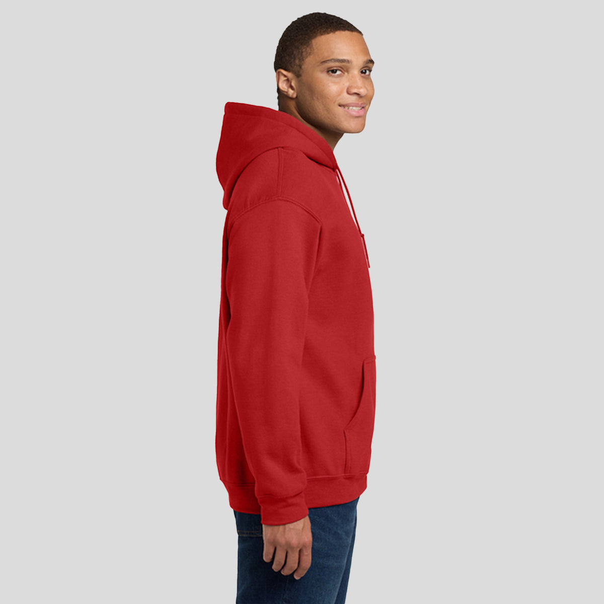 Heavy Blendโข Hooded Sweatshirt | Red