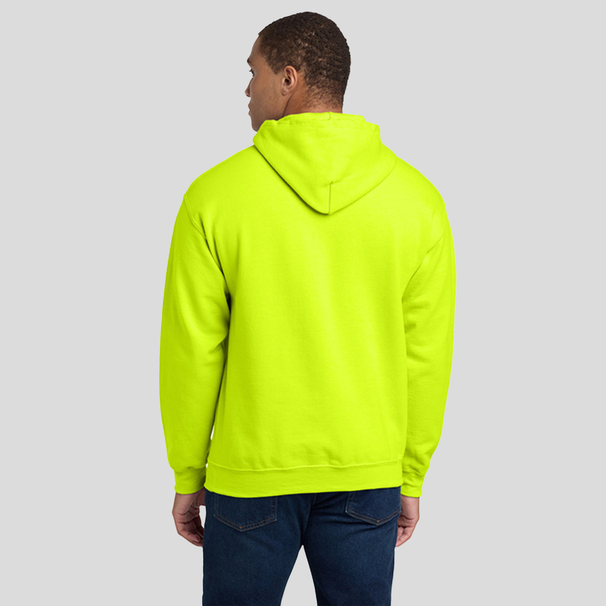 Heavy Blendโข Hooded Sweatshirt | Safety Green