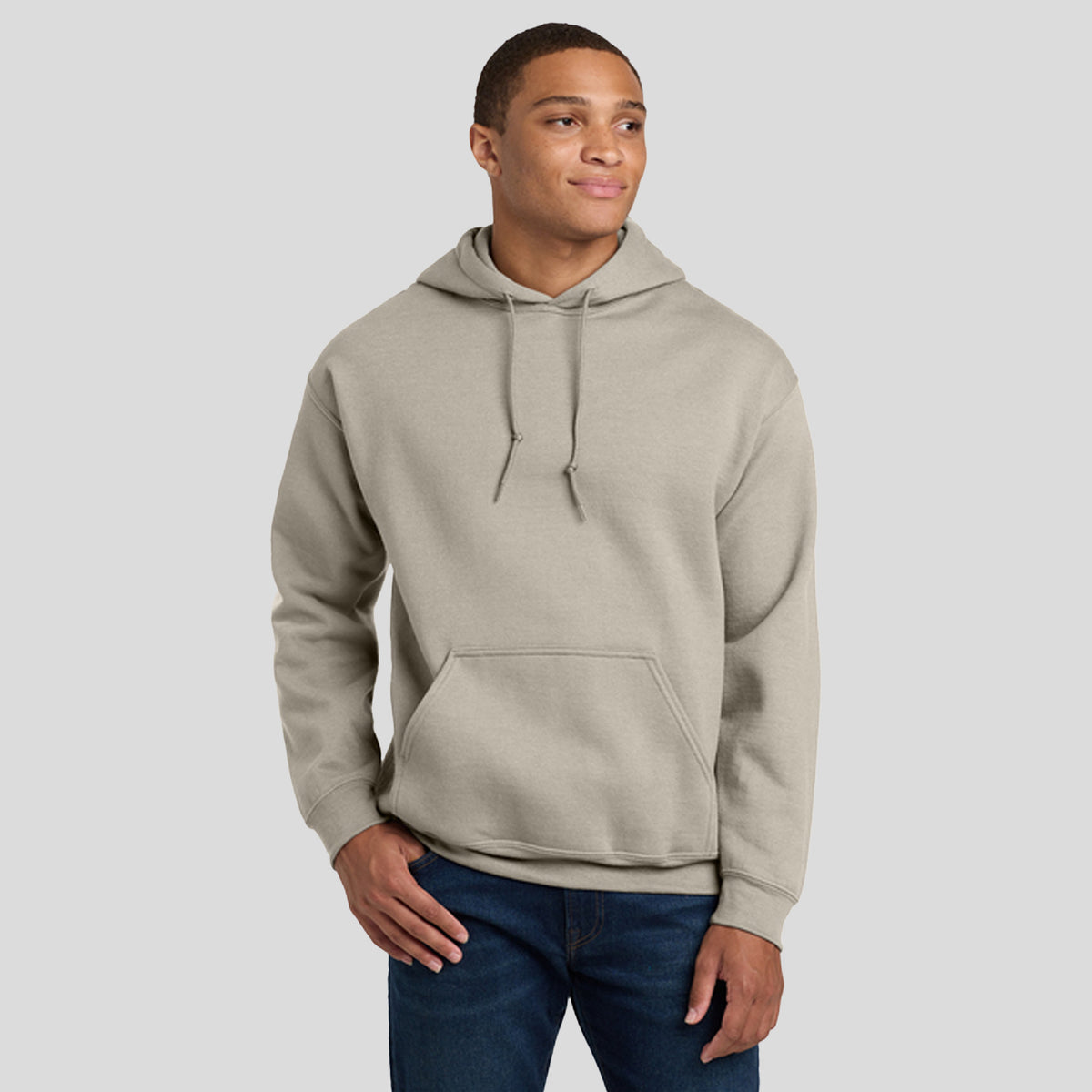Heavy Blendโข Hooded Sweatshirt | Sand