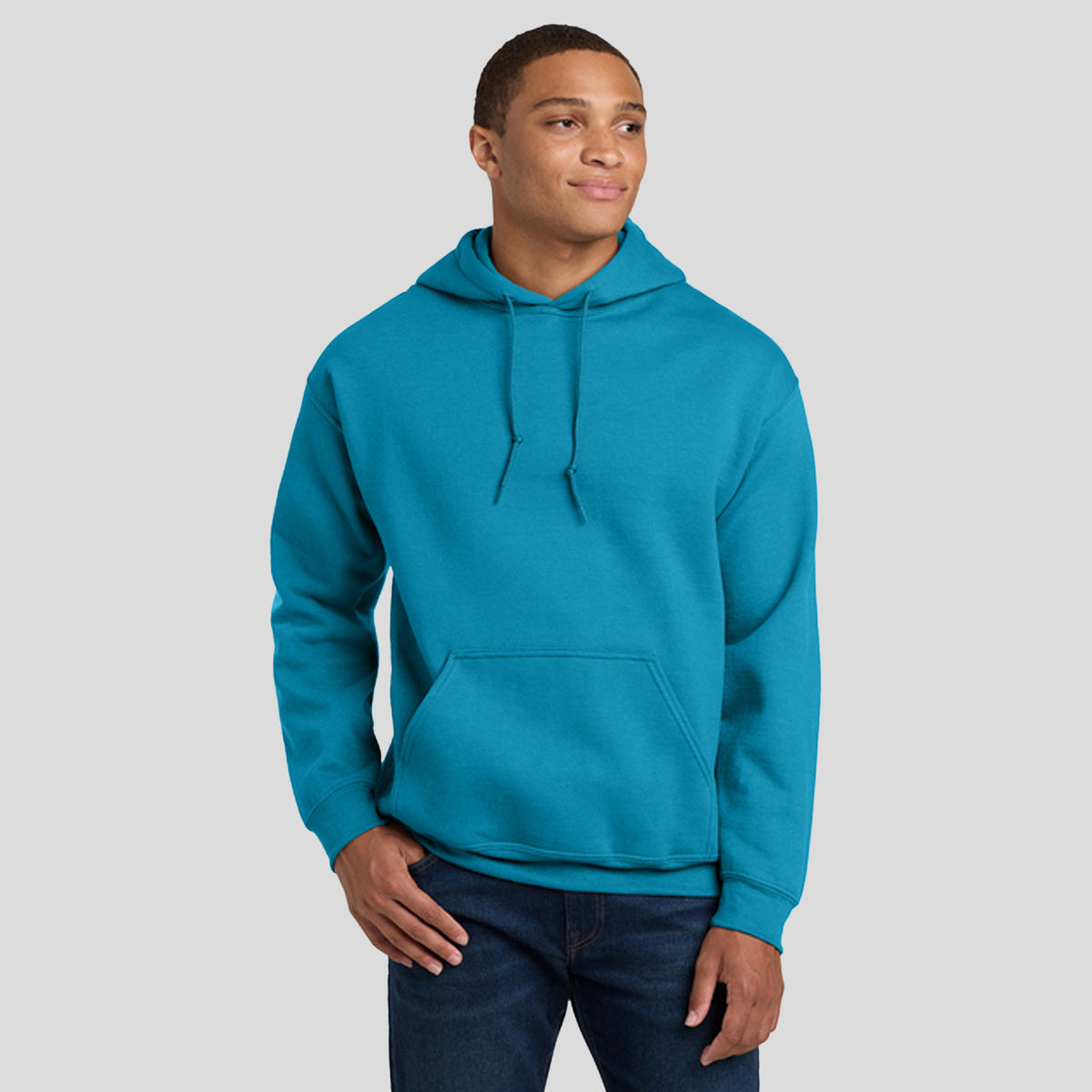 Heavy Blendโข Hooded Sweatshirt | Sapphire