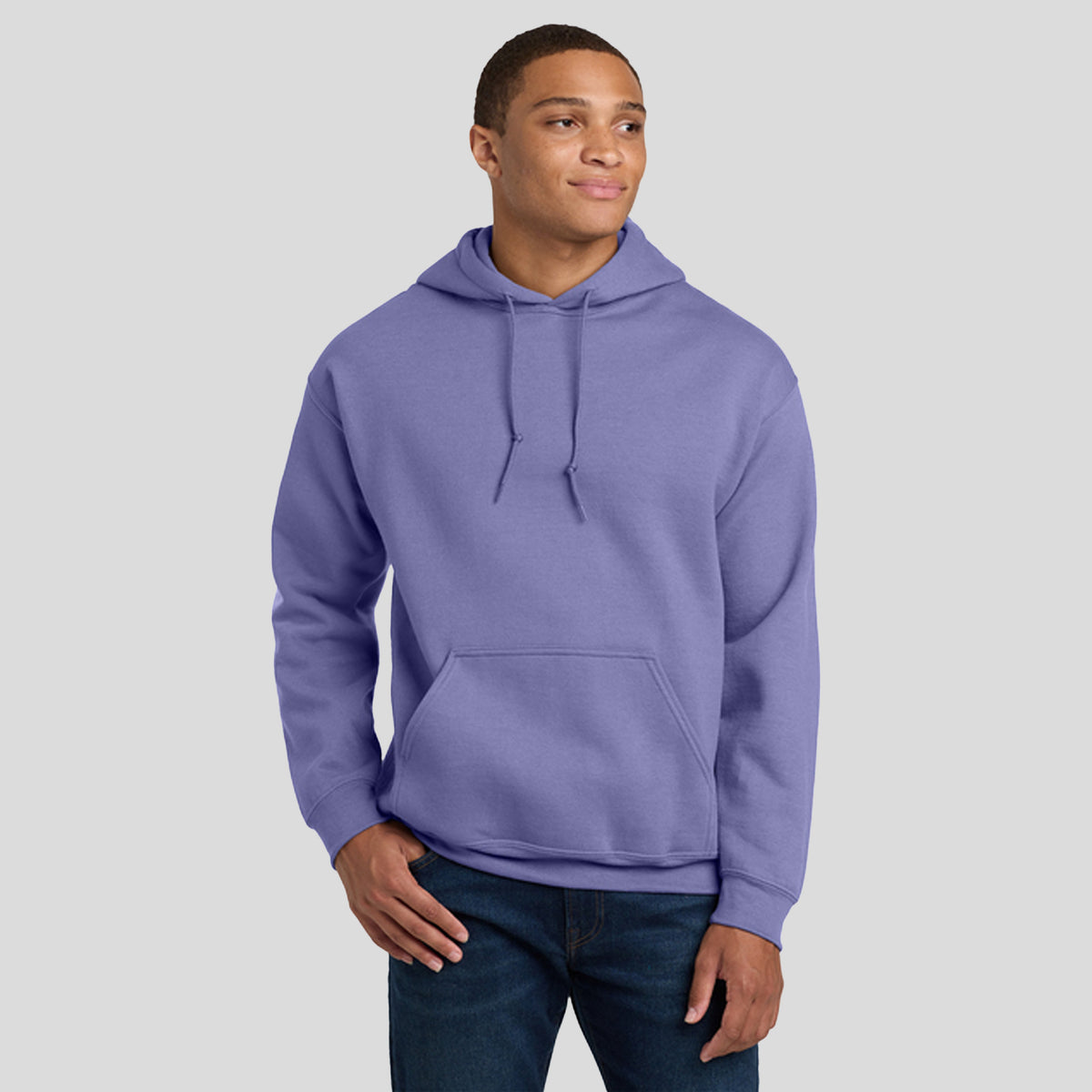 Heavy Blendโข Hooded Sweatshirt | Violet