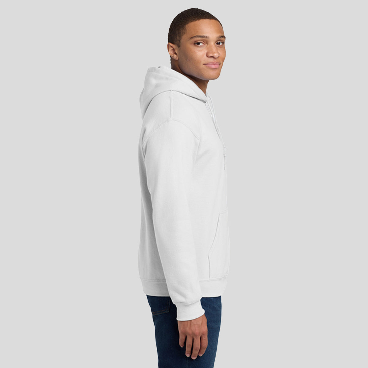 Heavy Blendโข Hooded Sweatshirt | White