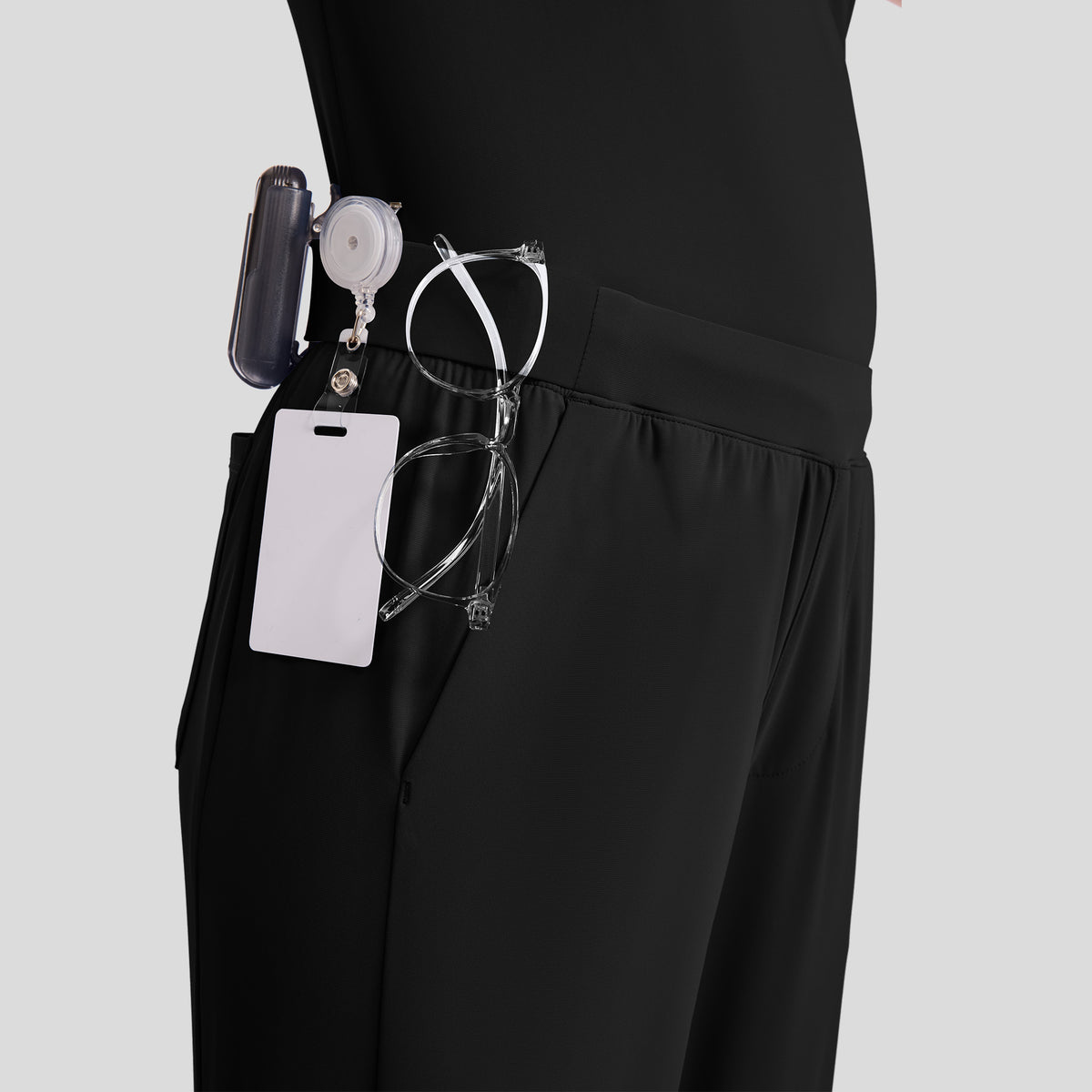 4-Pocket Straight Leg Pant | Black
