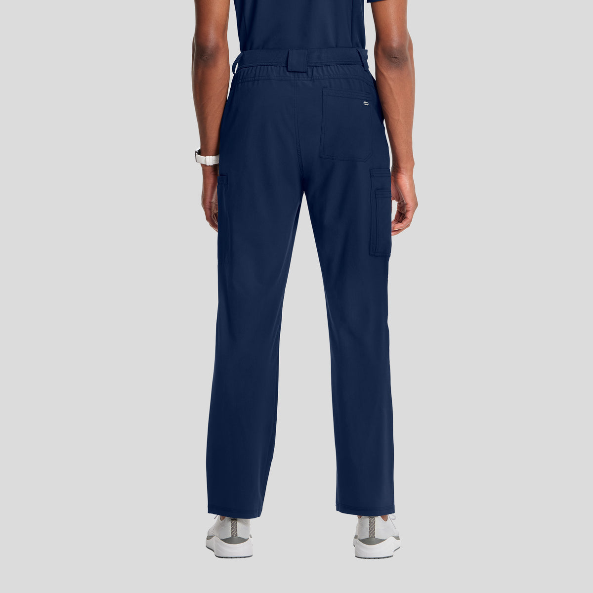 Men's Zip Fly Cargo Scrub Pant | Navy