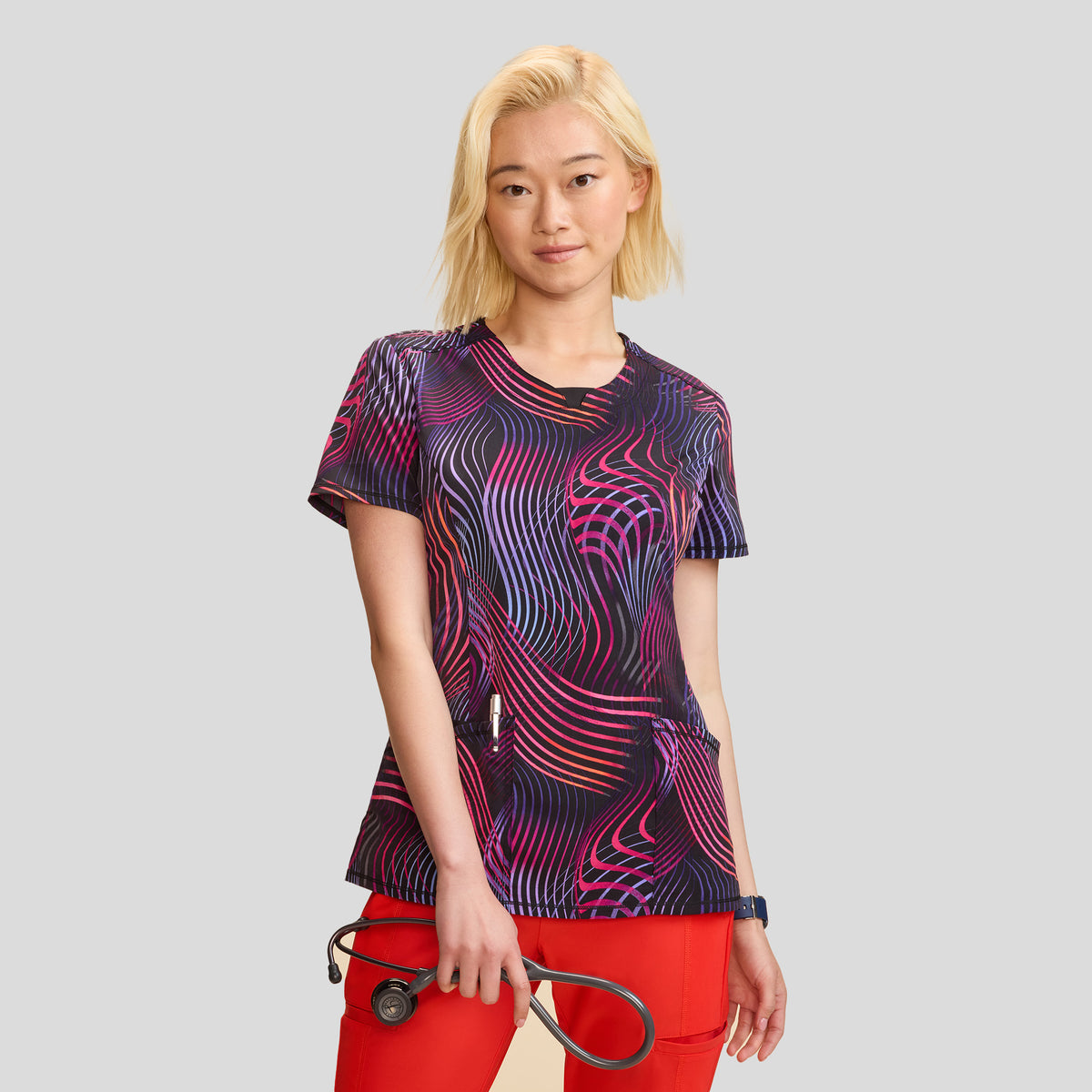 Digital Wavelength Print Top