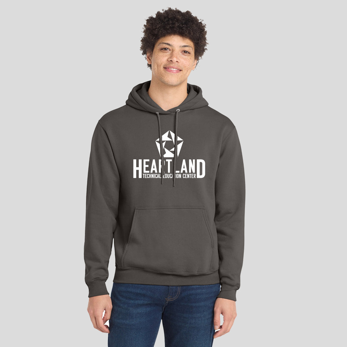Faculty Heartland Hooded Sweatshirt | Charcoal