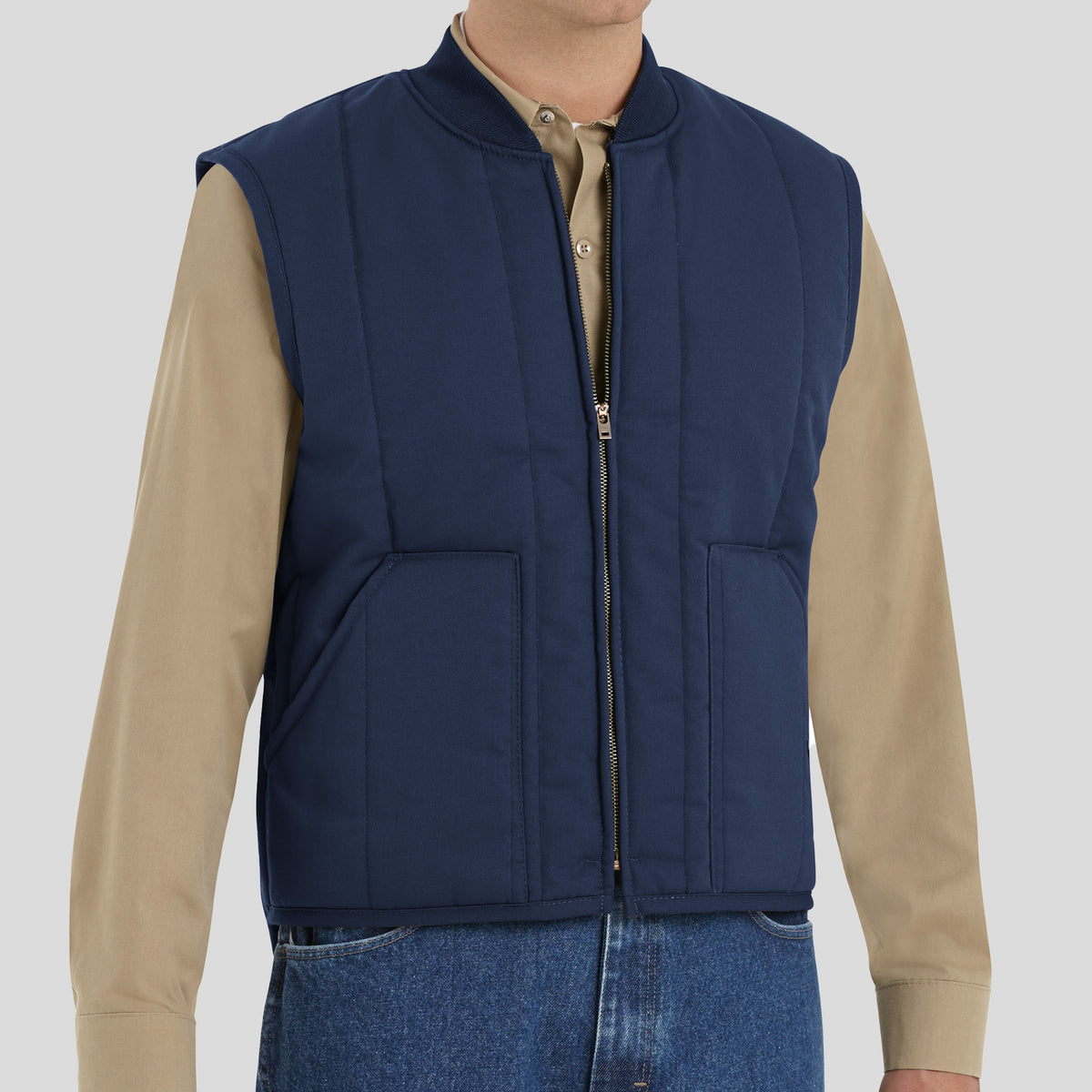 Quilted Vest | Navy