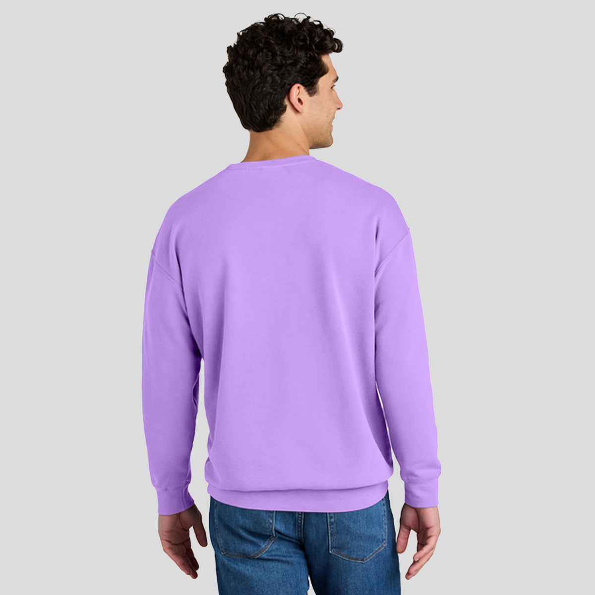 Lightweight Crewneck Sweatshirt | Neon Violet