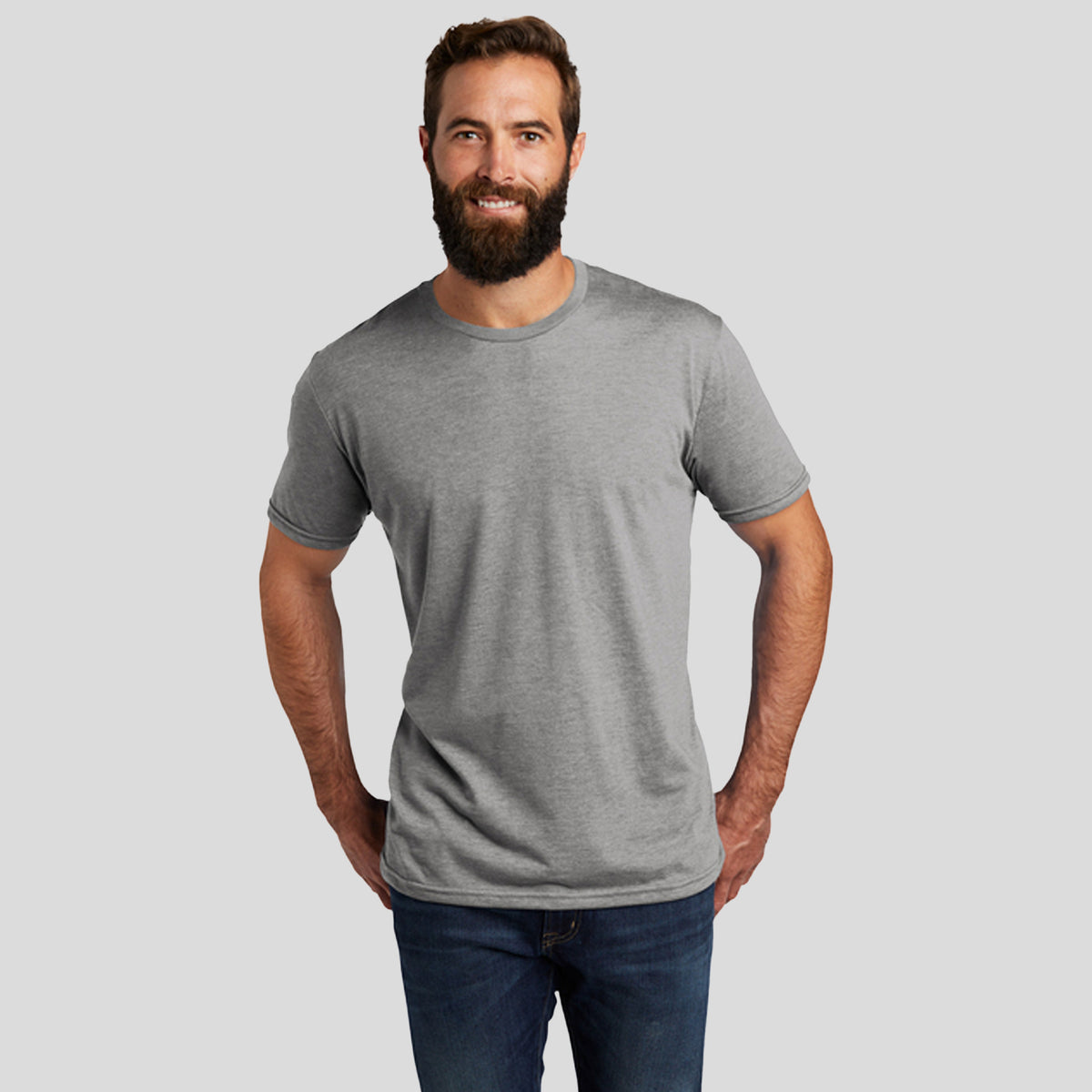 Unisex Tri-Blend Tee | Aluminum Grey